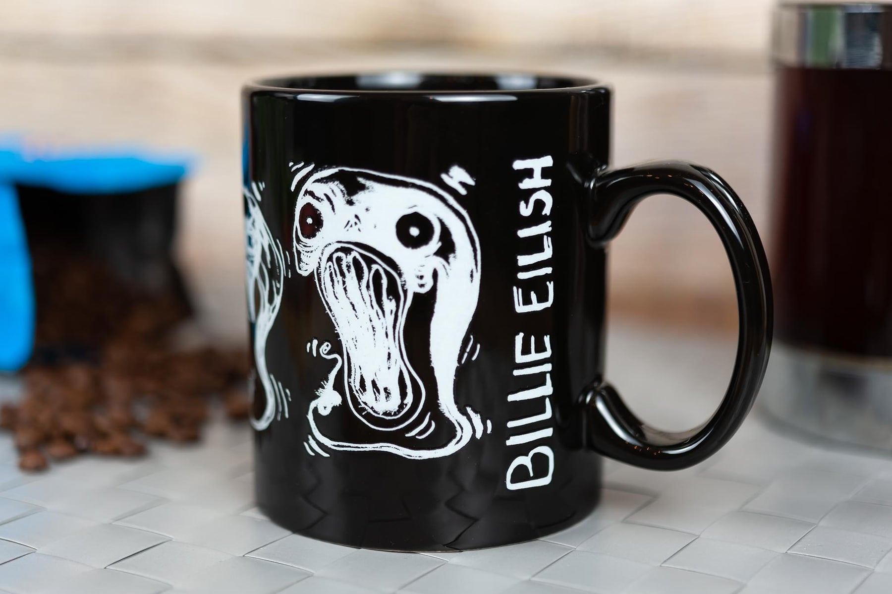 Billie Eilish Bury A Friend Glow-In-The-Dark Ceramic Coffee Mug | 16 Ounces