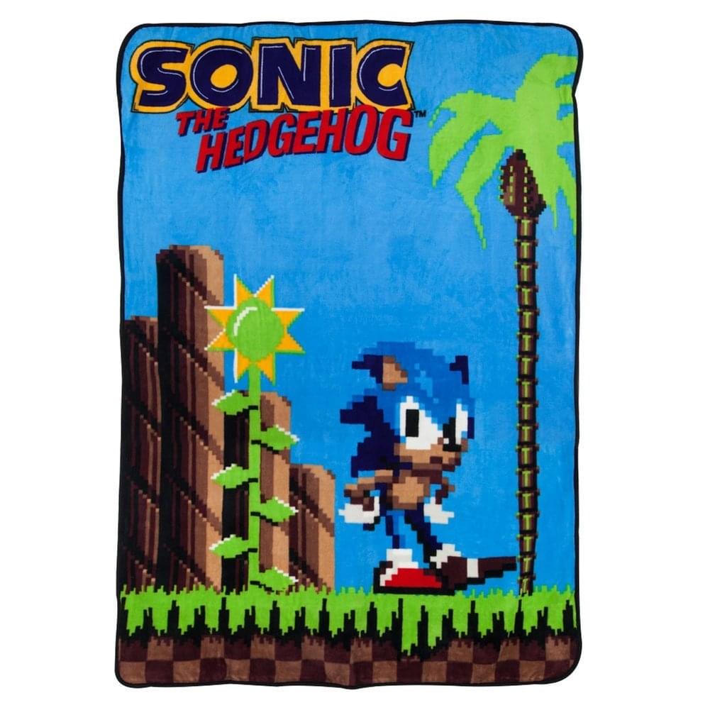 Sonic the Hedgehog 16-Bit Fleece Throw Blanket