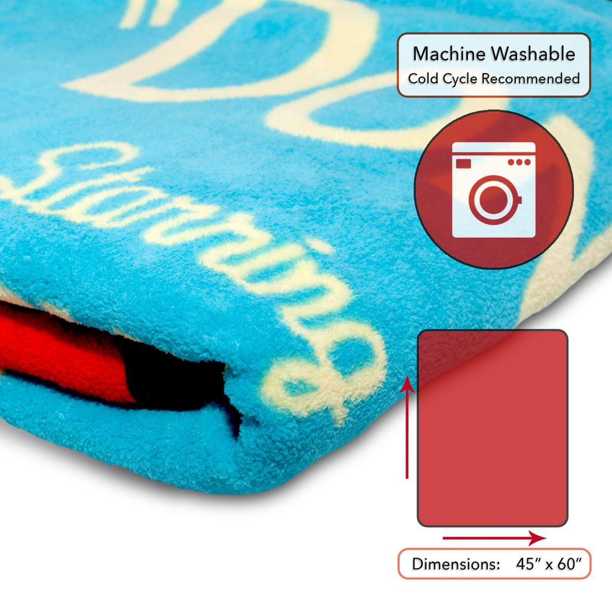 Cuphead Don't Deal with the Devil Lightweight Fleece Blanket | 45 x 60 Inches
