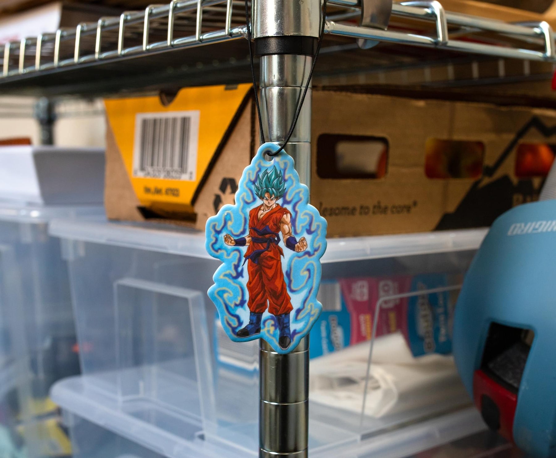Dragon Ball Super Saiyan Blue Goku New Car Scent Air Freshener