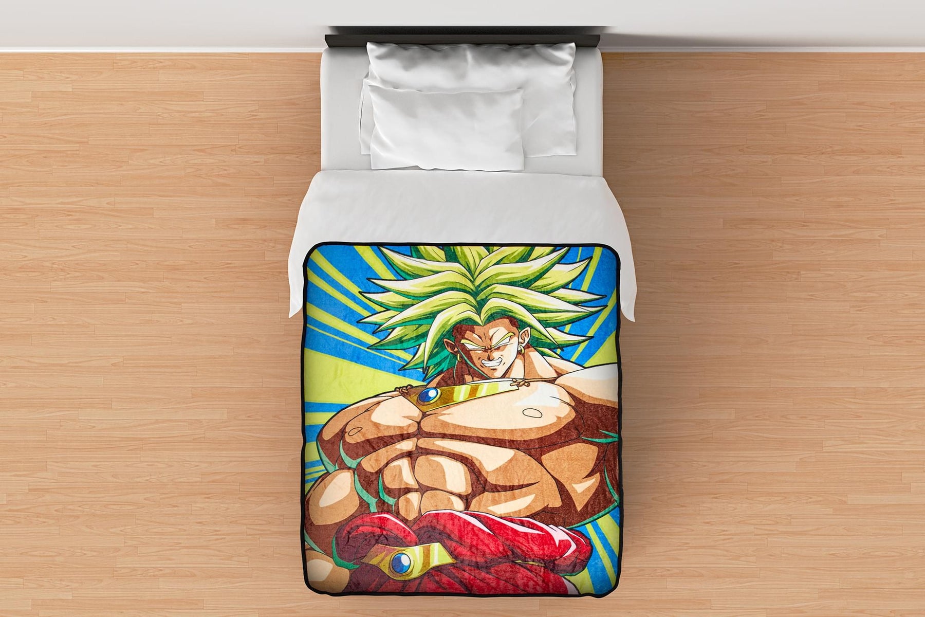 Dragon Ball Z Broly 45 x 60 Inch Fleece Throw Blanket