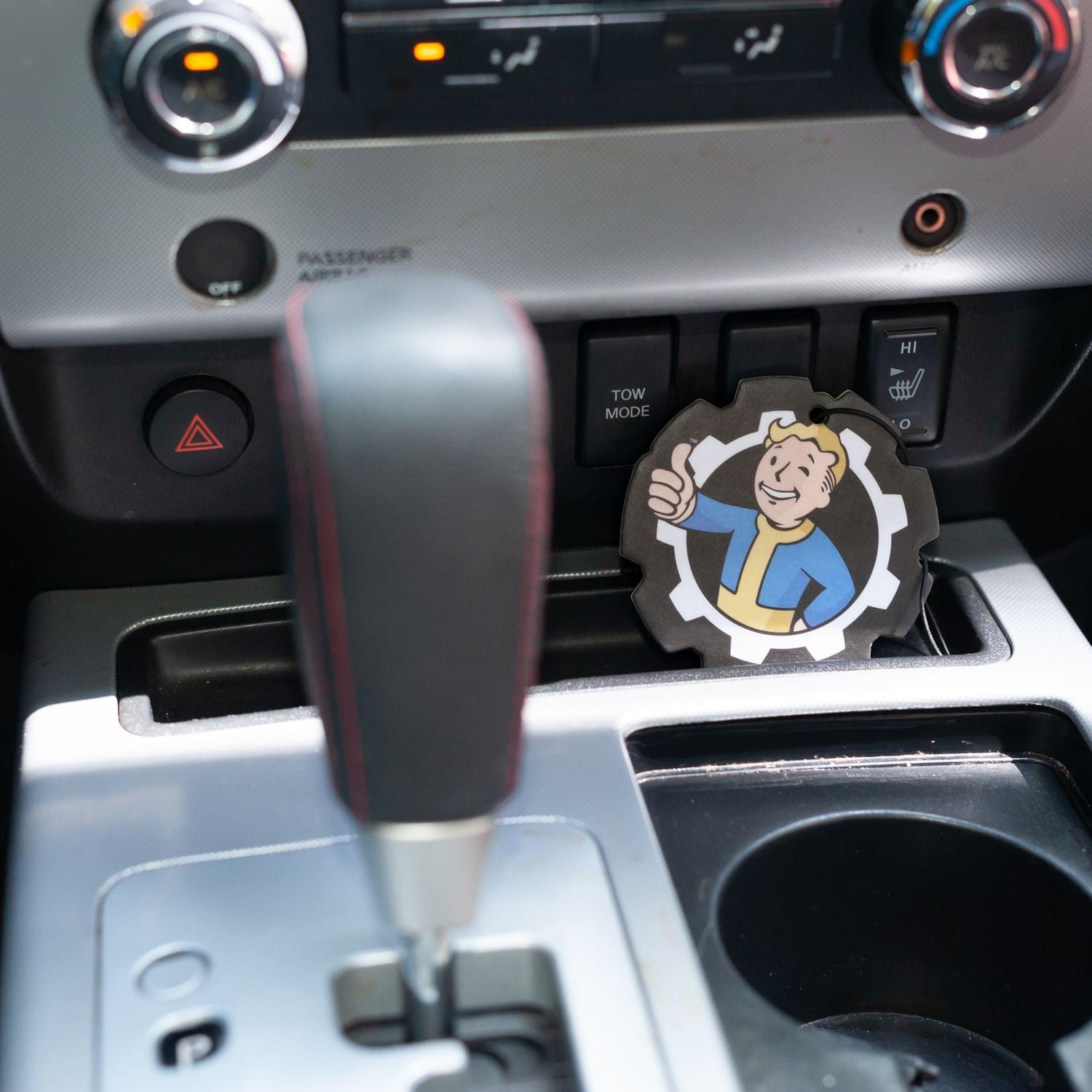 Fallout 4 Vault Boy Hanging Air Freshener for Cars and Closets | Vanilla Scent