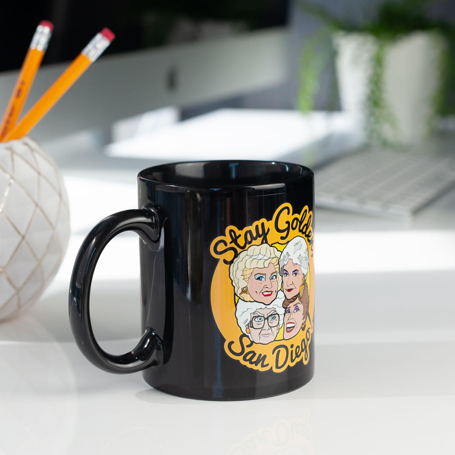 The Golden Girls Stay Golden San Diego Ceramic Mug | 11 Ounces| Golden Girls Mug