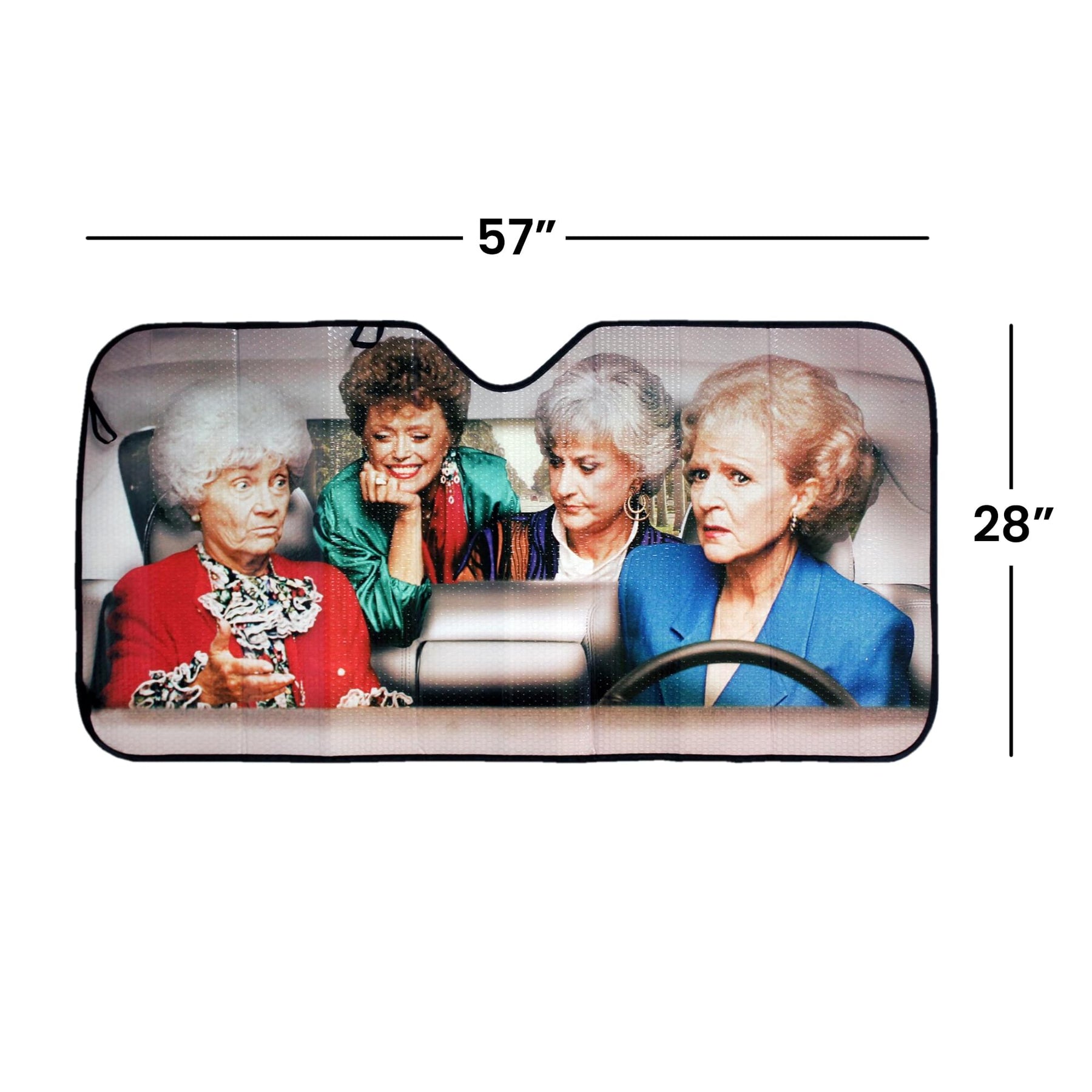 The Golden Girls 57 X 28 Inch Car Sunshade