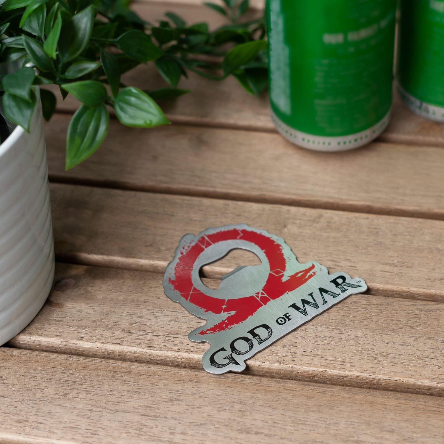 God of War Collectibles | God of War 2018 Logo Metal Bottle Opener