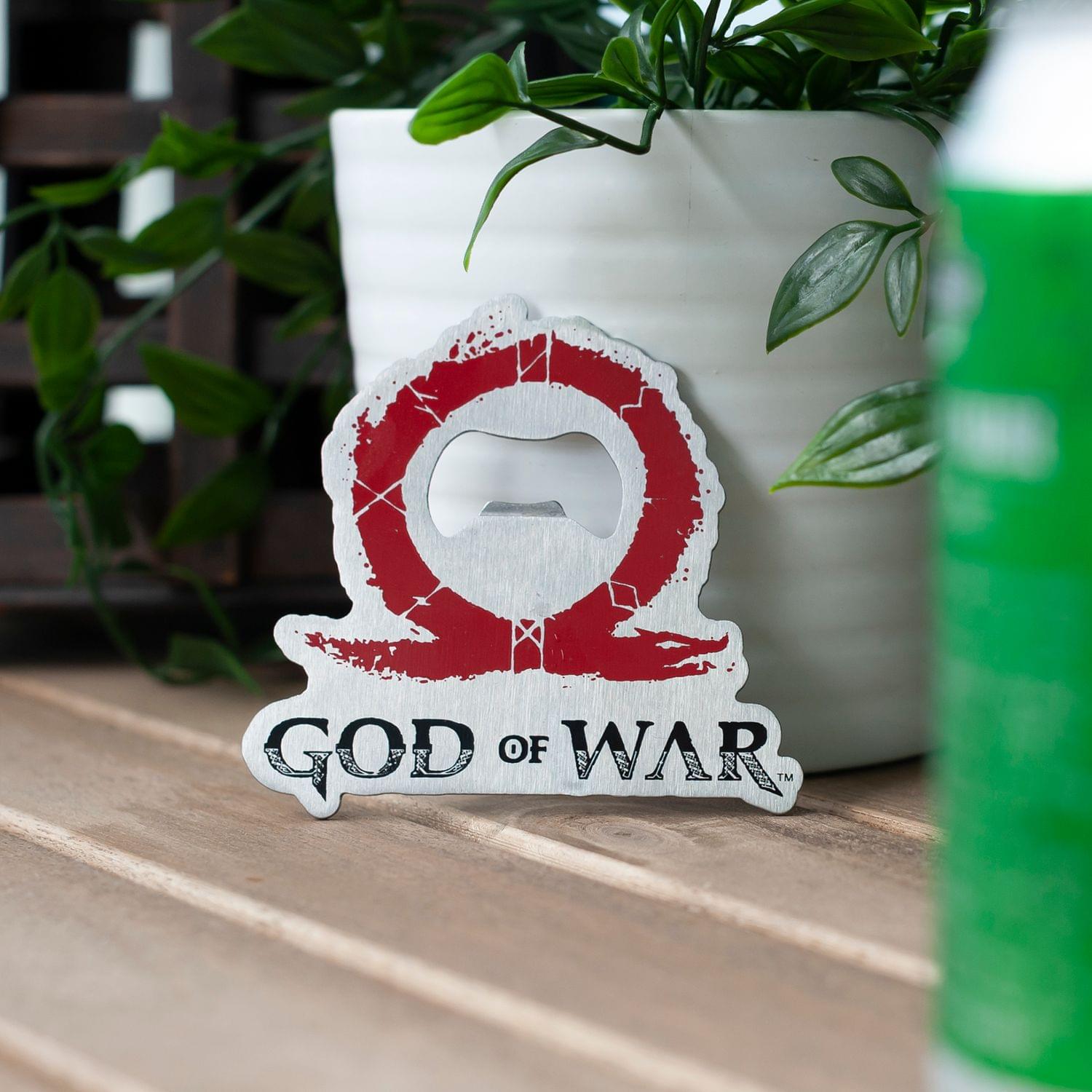 God of War Collectibles | God of War 2018 Logo Metal Bottle Opener
