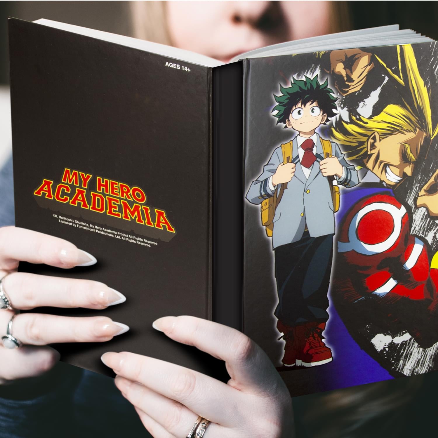 My Hero Academia Deku All Might Hardback Journal | 200 Page | Anime collectible