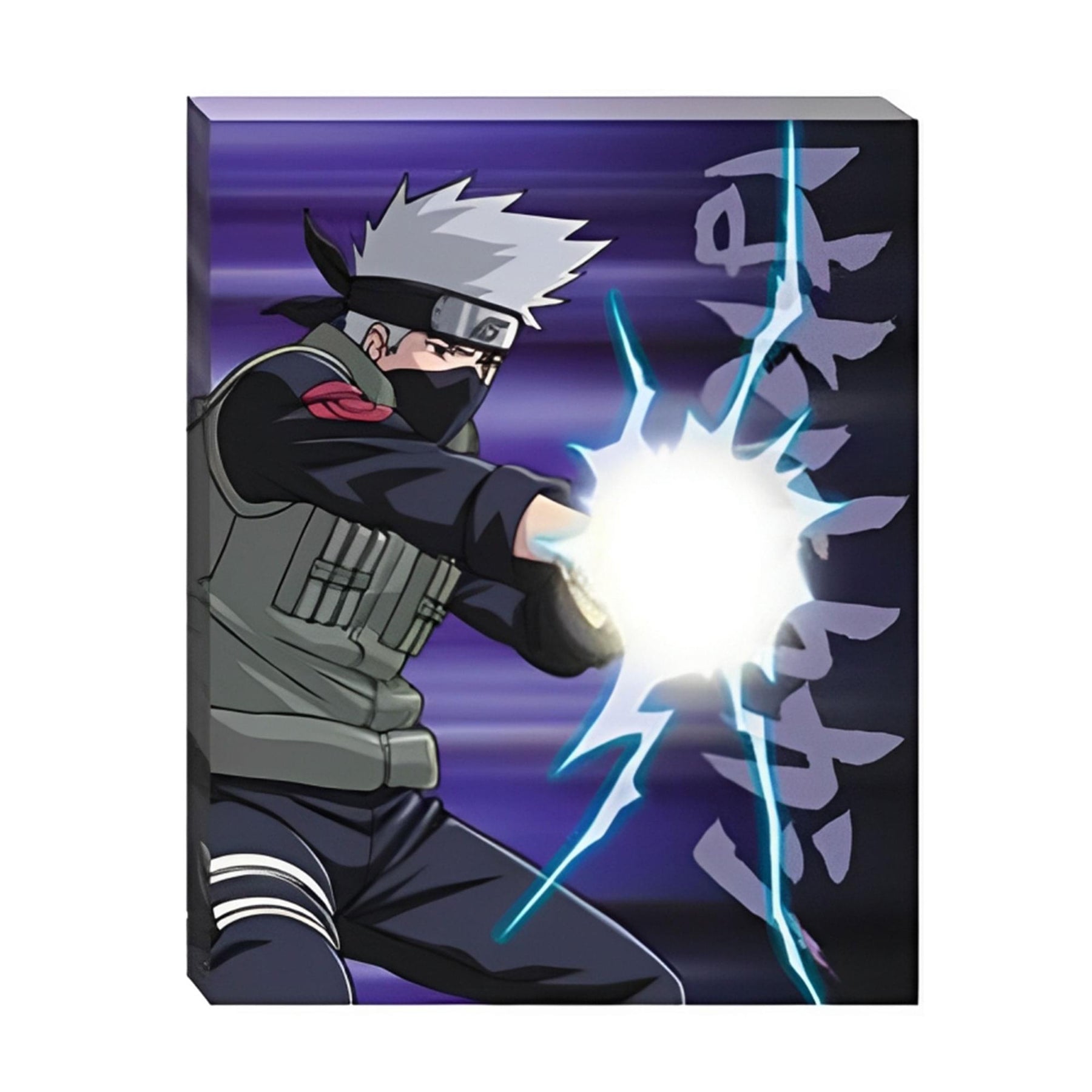 Naruto Shippuden Kakashi Chidori 20"x16" Light-Up Canvas Wall Art