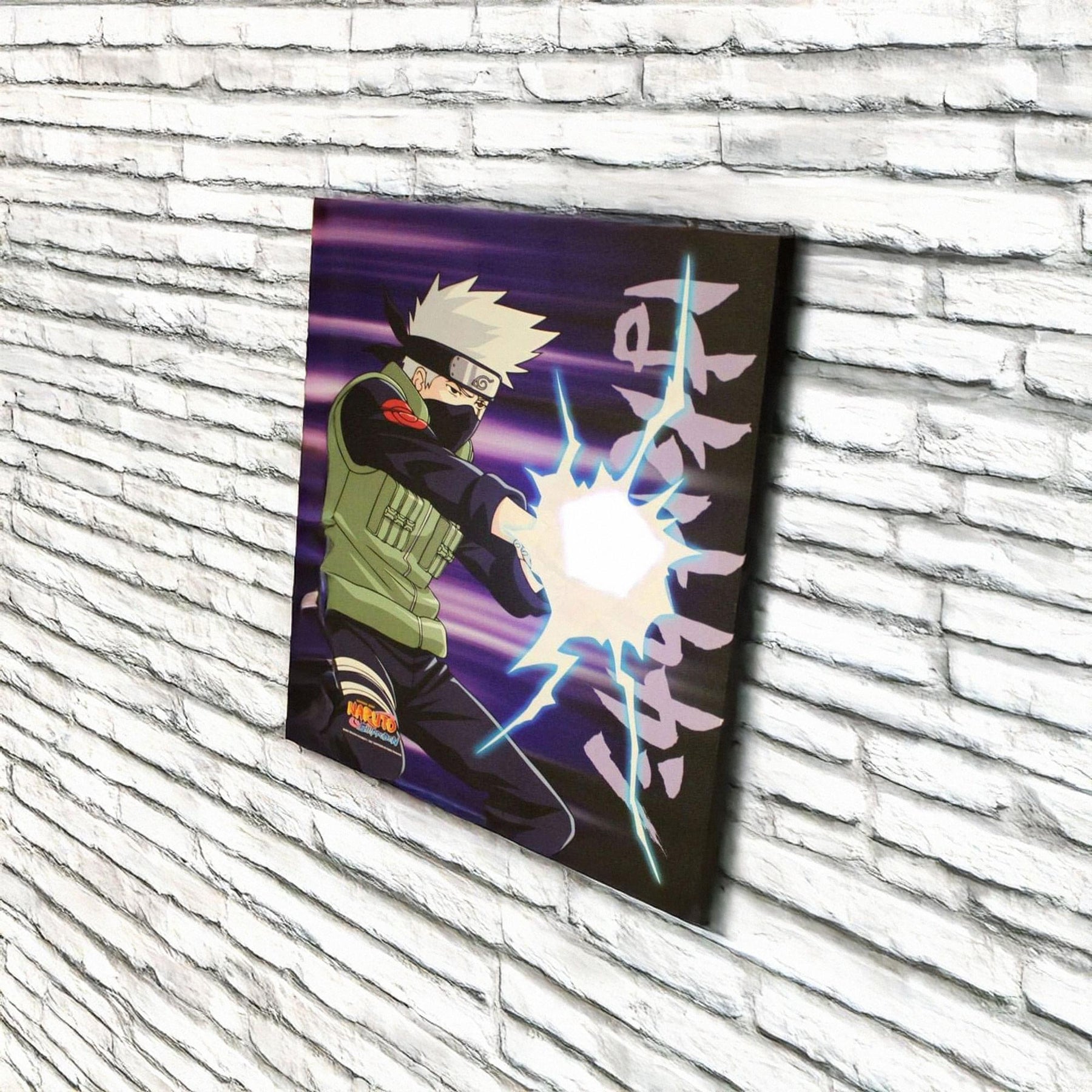 Naruto Shippuden Kakashi Chidori 20"x16" Light-Up Canvas Wall Art