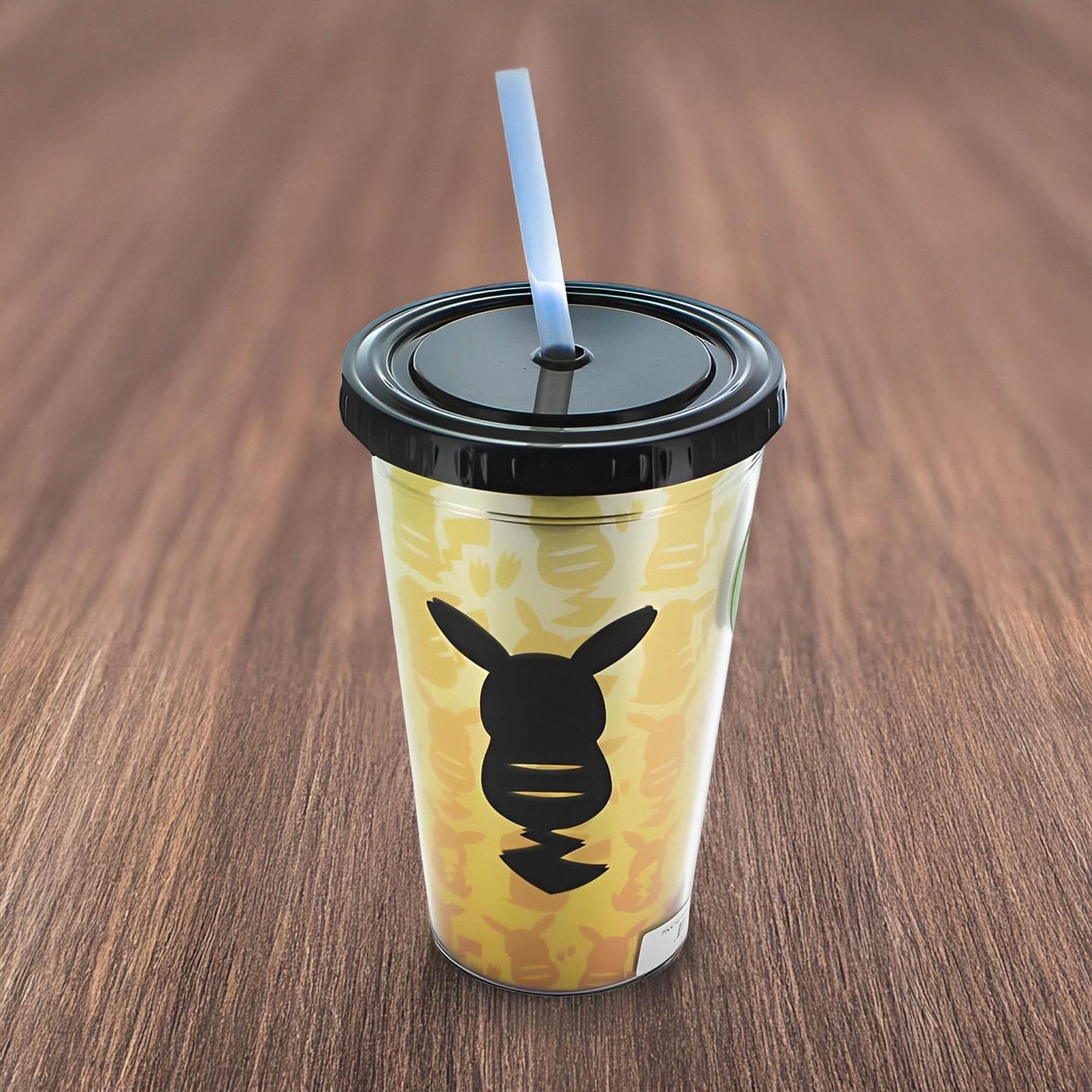 Pokemon Pikachu Silhouette Gold 16oz Carnival Cup