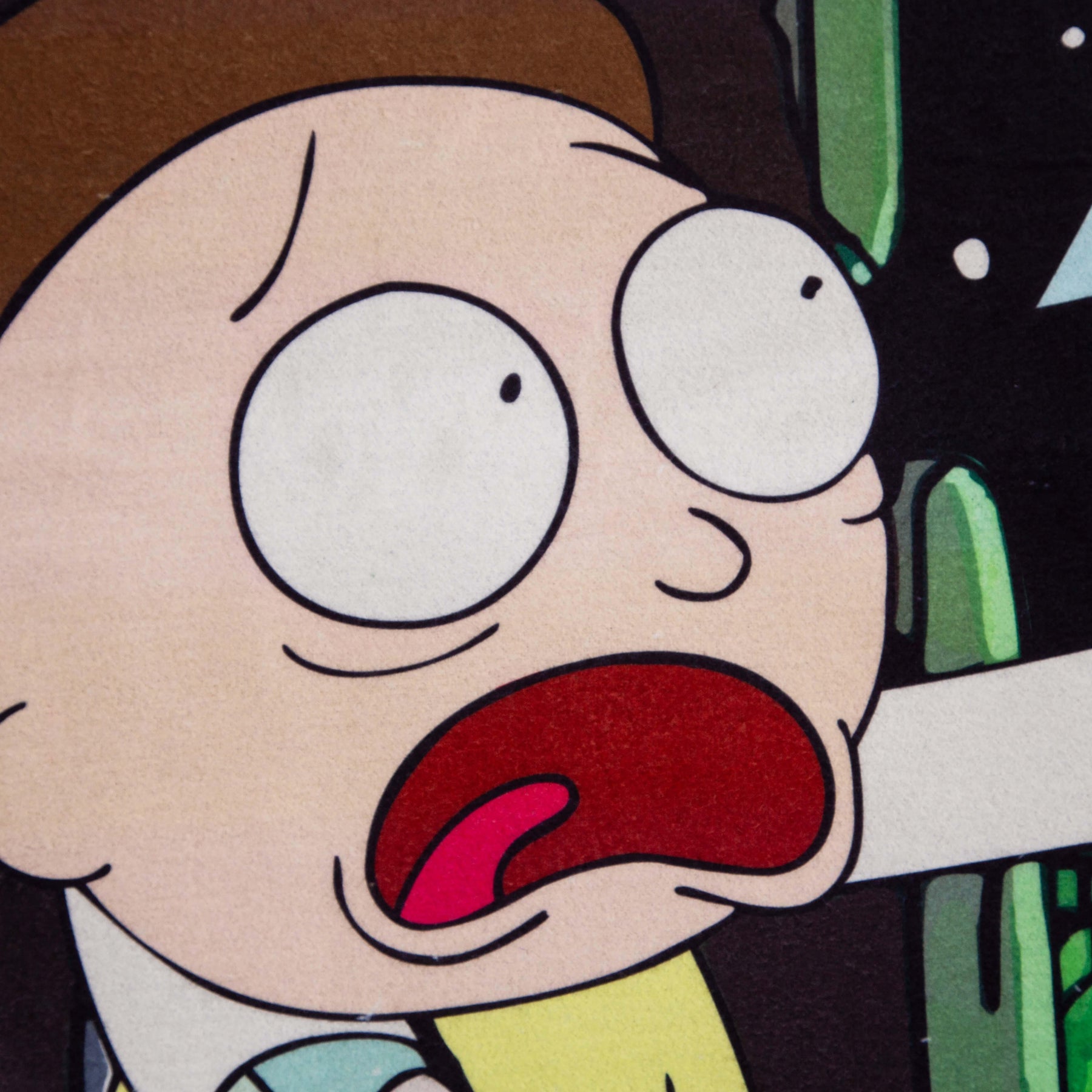 Rick and Morty Spaceship 45 x 60 Inch Fleece Throw Blanket