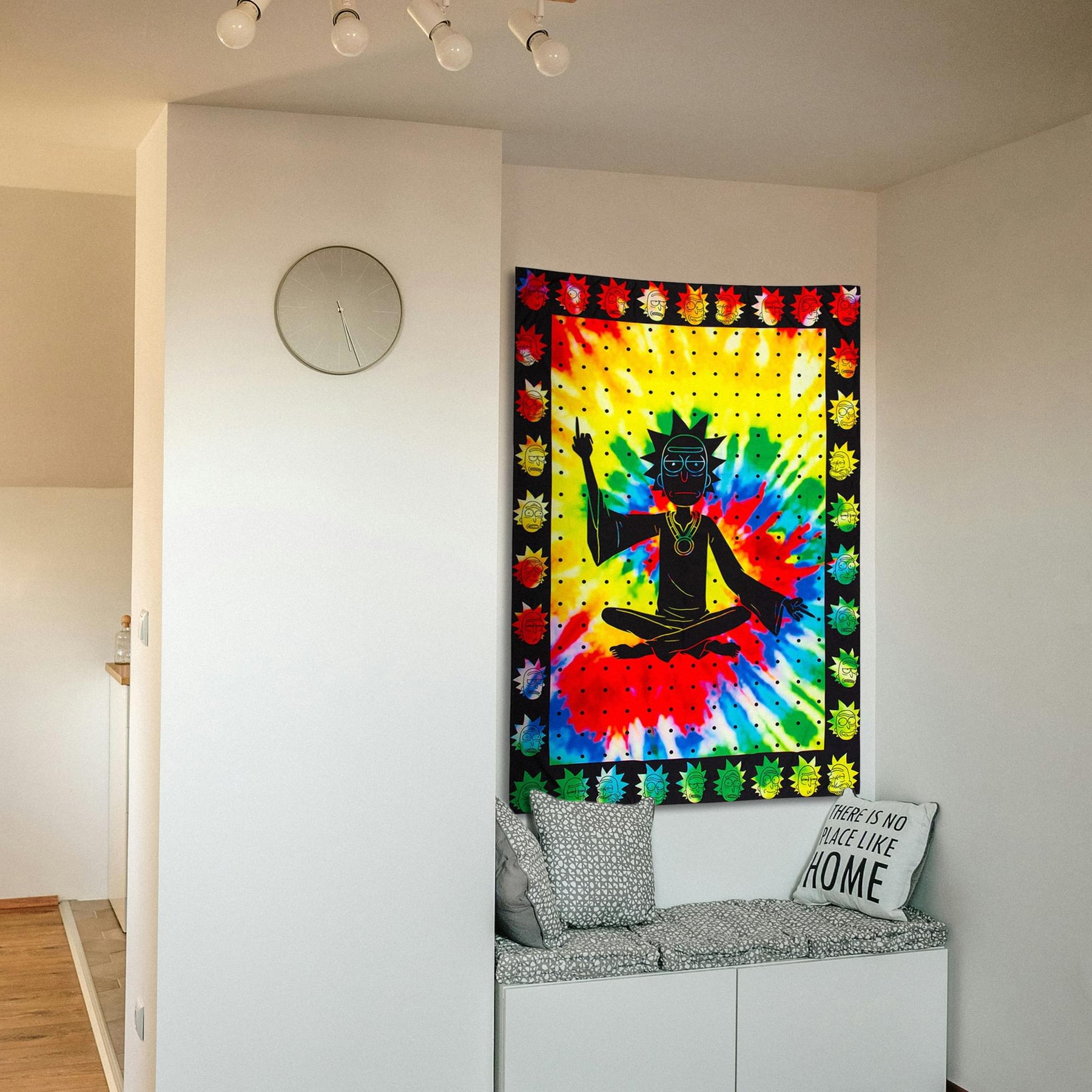 Rick and Morty Psychodelic Spiritual Leader Rick 60 x 90 Inch Wall Tapestry