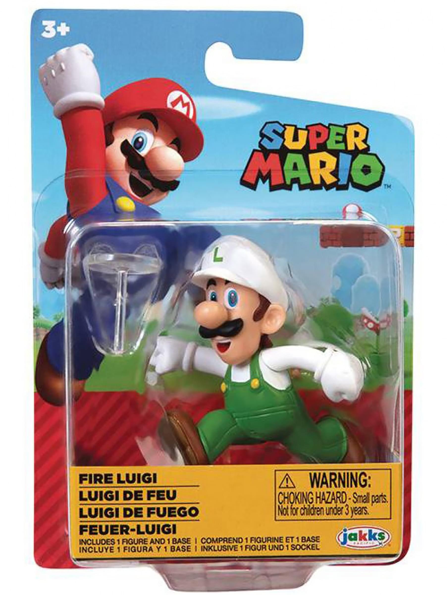 Super Mario Inch Figure Fire Luigi Free Shipping