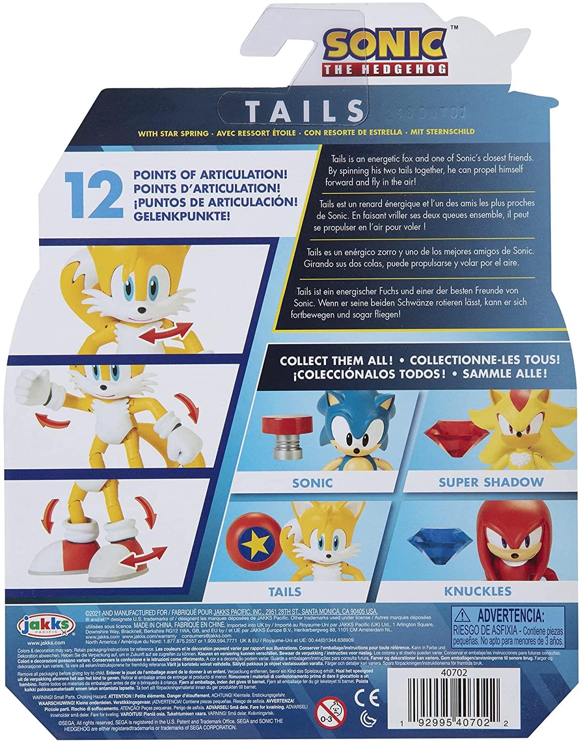 Sonic the Hedgehog 4 Inch Figure | Modern Tails