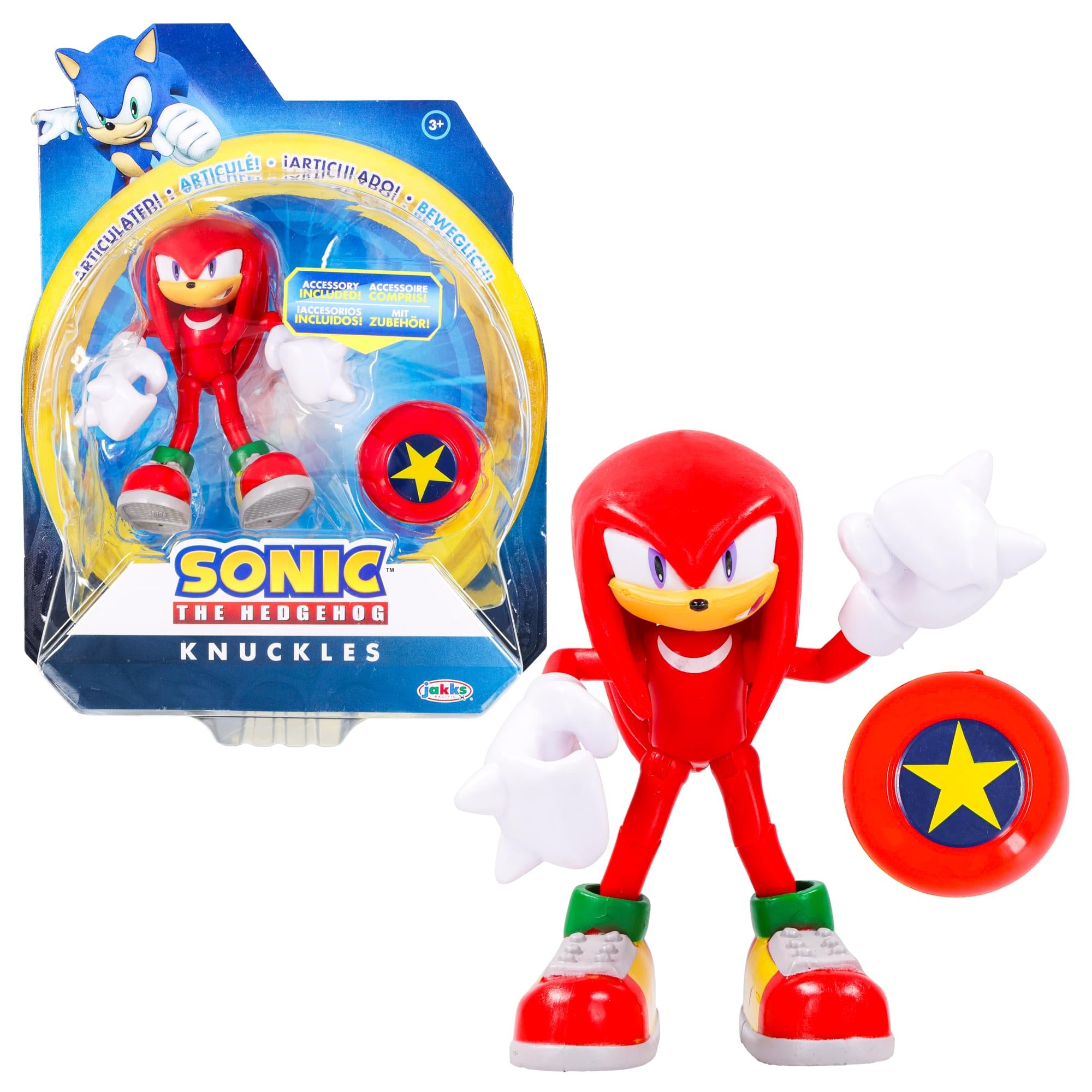 Sonic The Hedgehog 4-Inch Action Figure | Modern Knuckes | Free Shippi