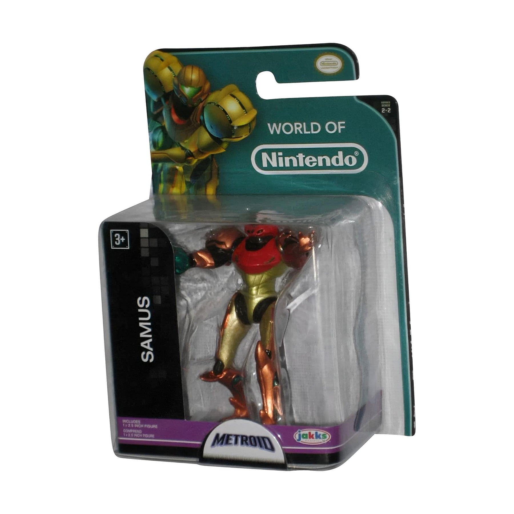 World of Nintendo 2.5" Mini Figure: Metroid Samus