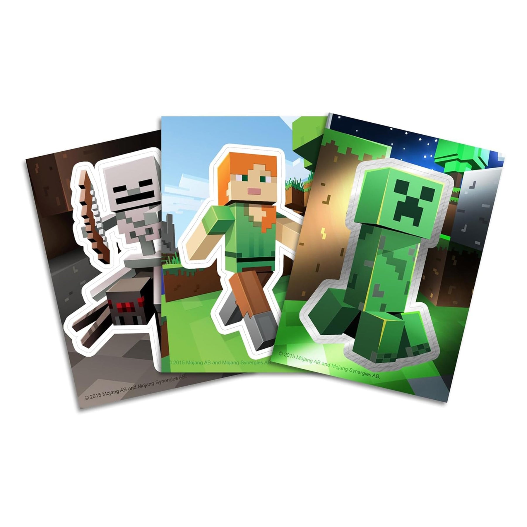 Minecraft Trading Card Sticker Box | 24 Packs
