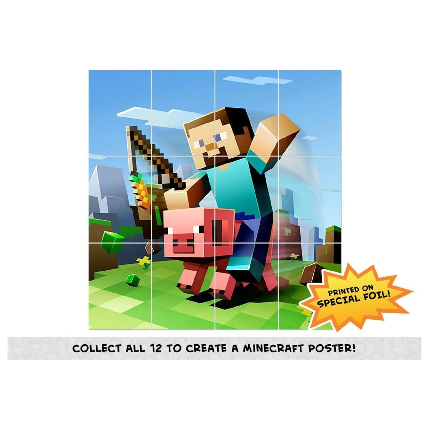 Minecraft Trading Card Sticker Box | 24 Packs