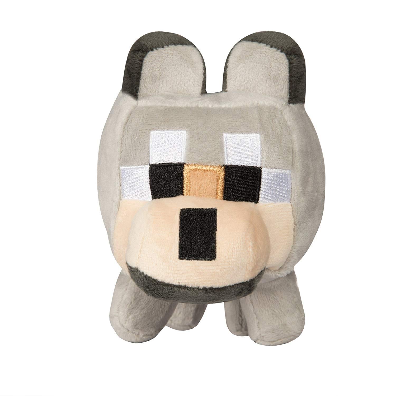 Minecraft Happy Explorer Series 5.5 Inch Collectible Plush Toy - Untamed Wolf