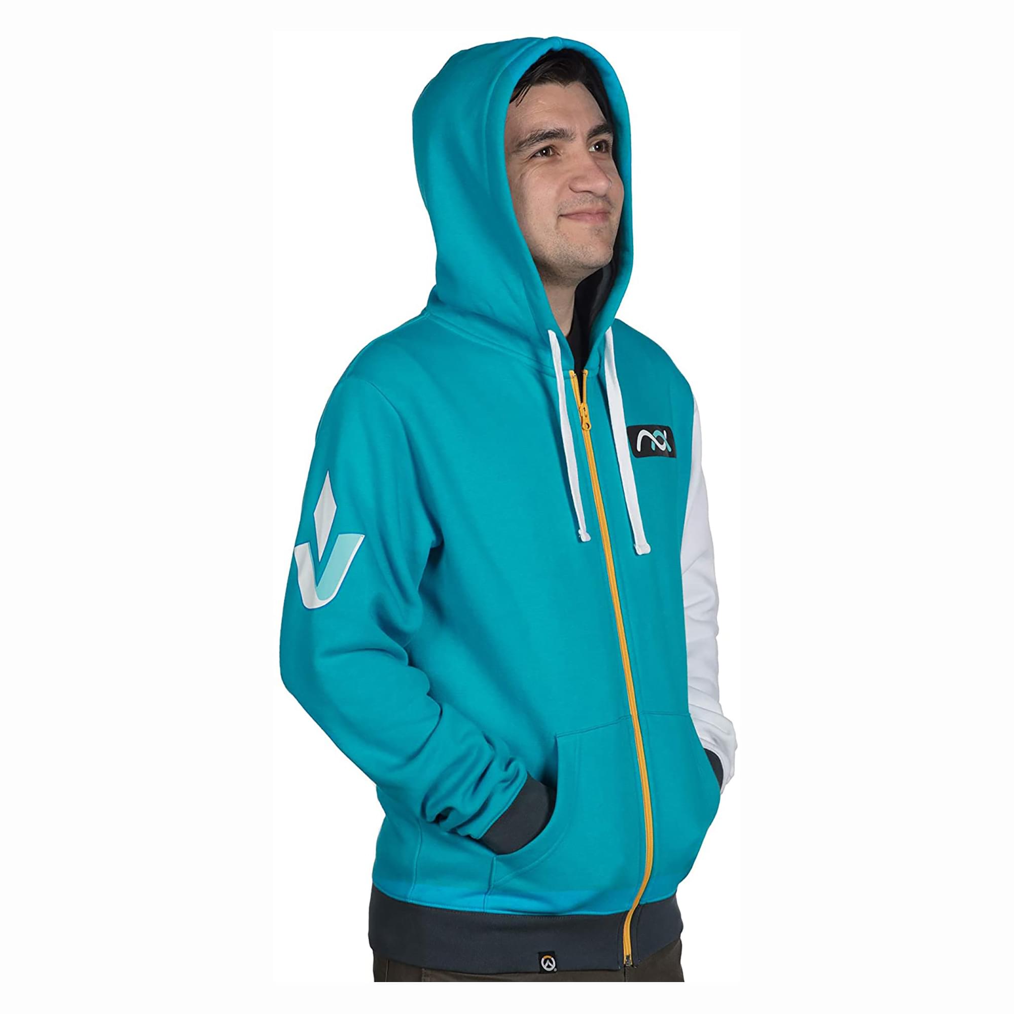 Overwatch Ultimate Symmetra Zip Up Hoodie Teal