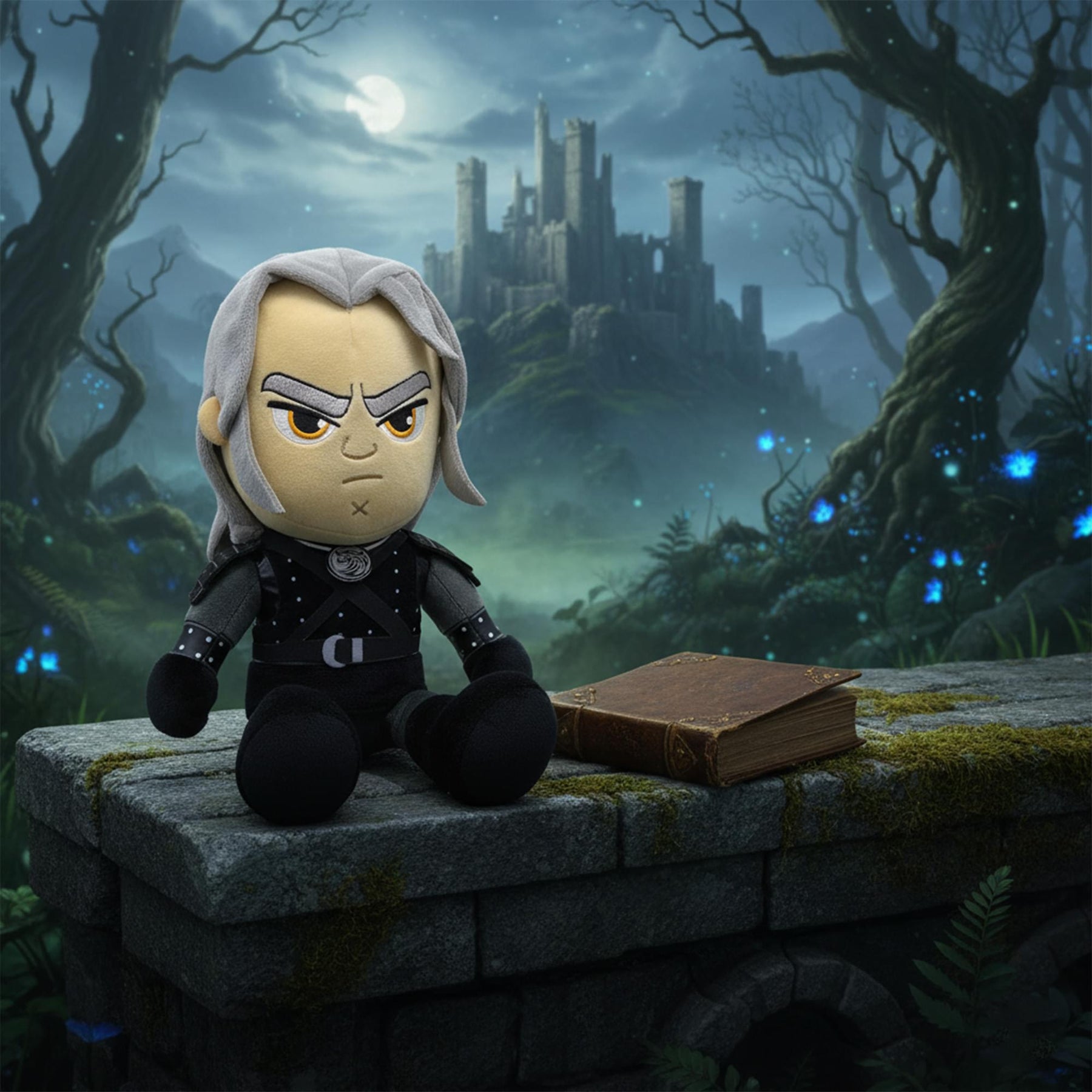 The Witcher Grunt & Grumble Geralt 11 Inch Plush with Sound
