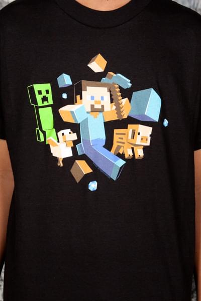 Minecraft Run Away! Youth T-Shirt