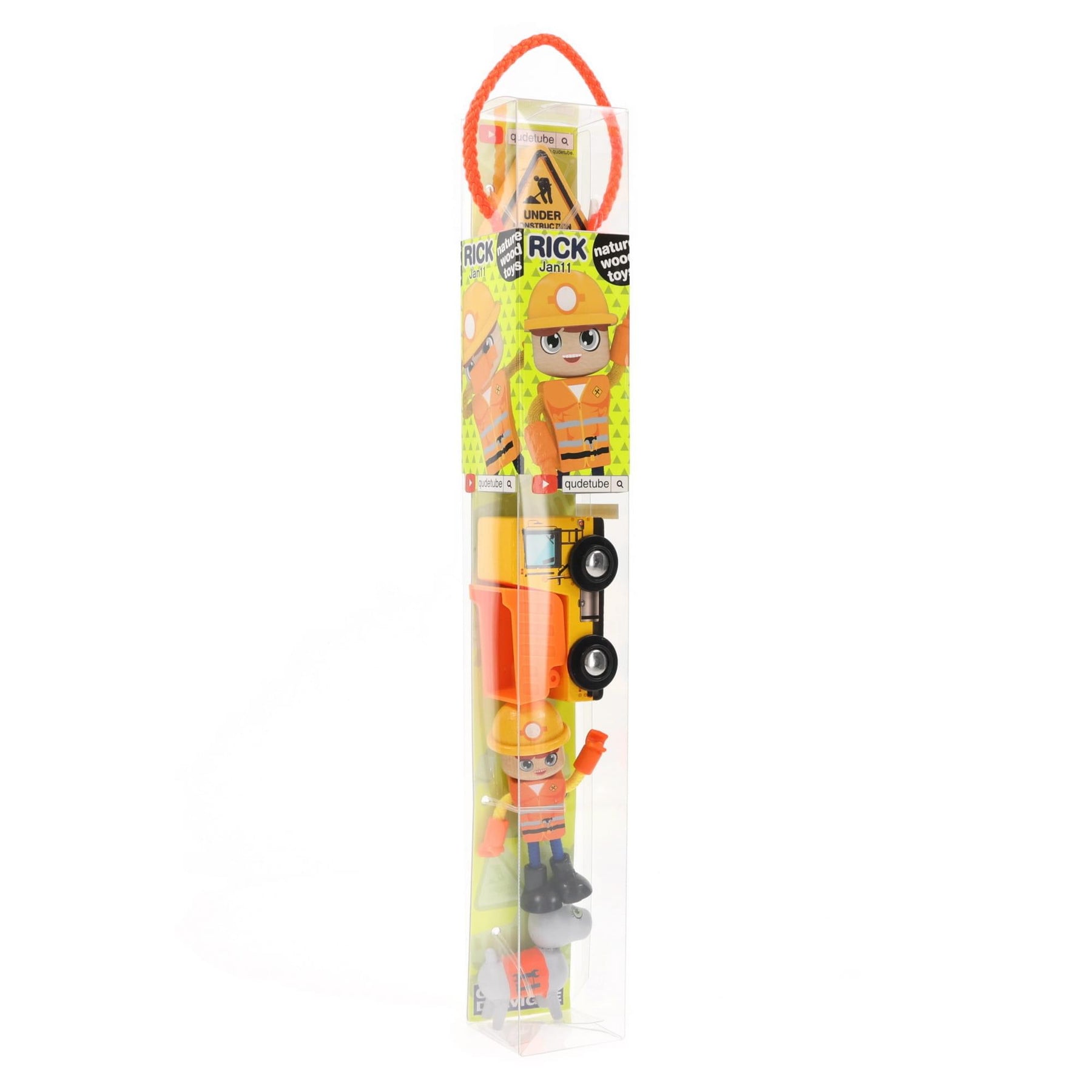 J'adore Construction Rick Natural Wooden Toy Playset