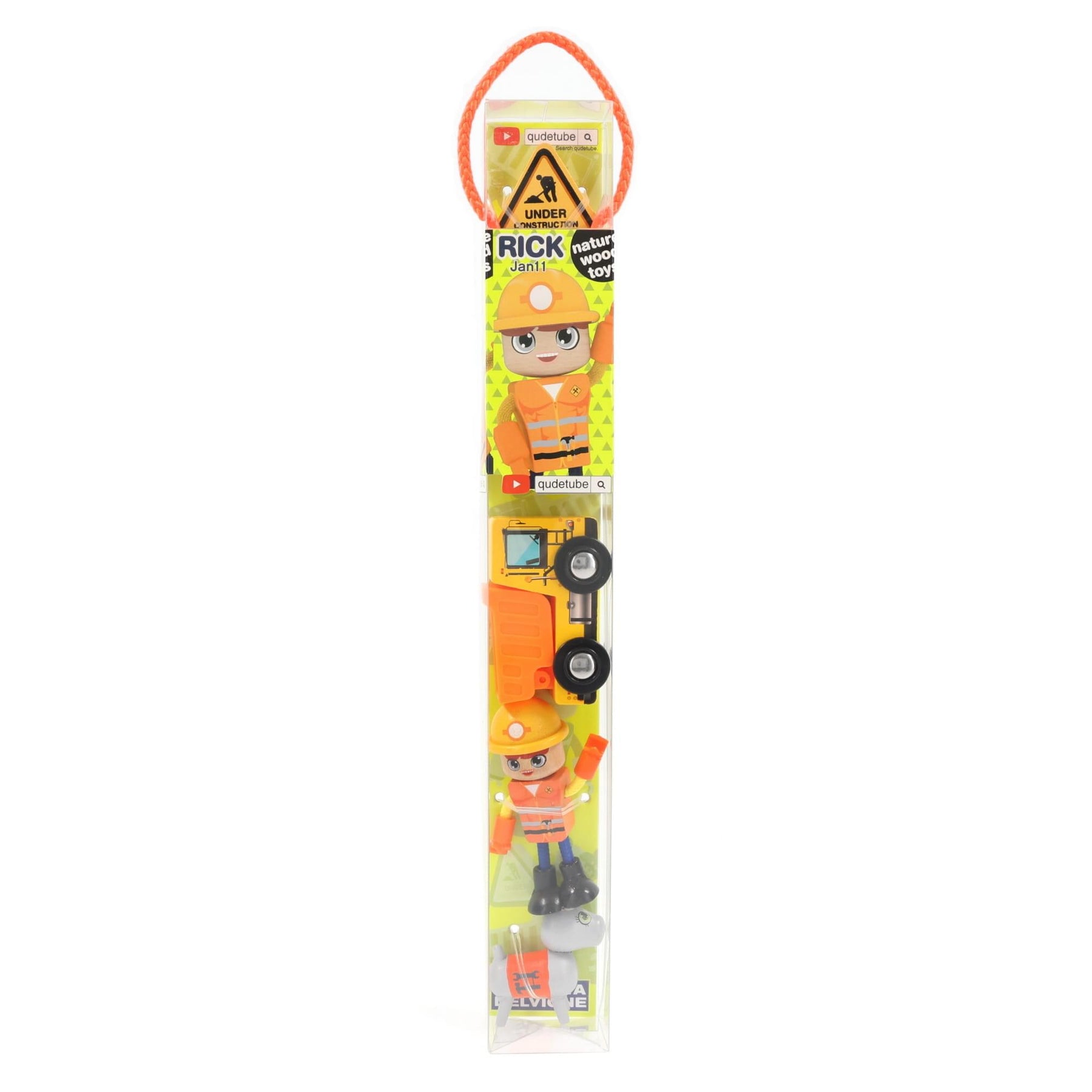 J'adore Construction Rick Natural Wooden Toy Playset