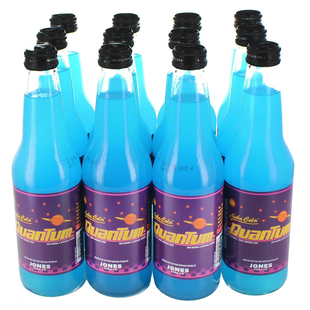 Fallout Nuka-Cola Quantum Jones Soda Berry Flavored 12 Count | Free Sh