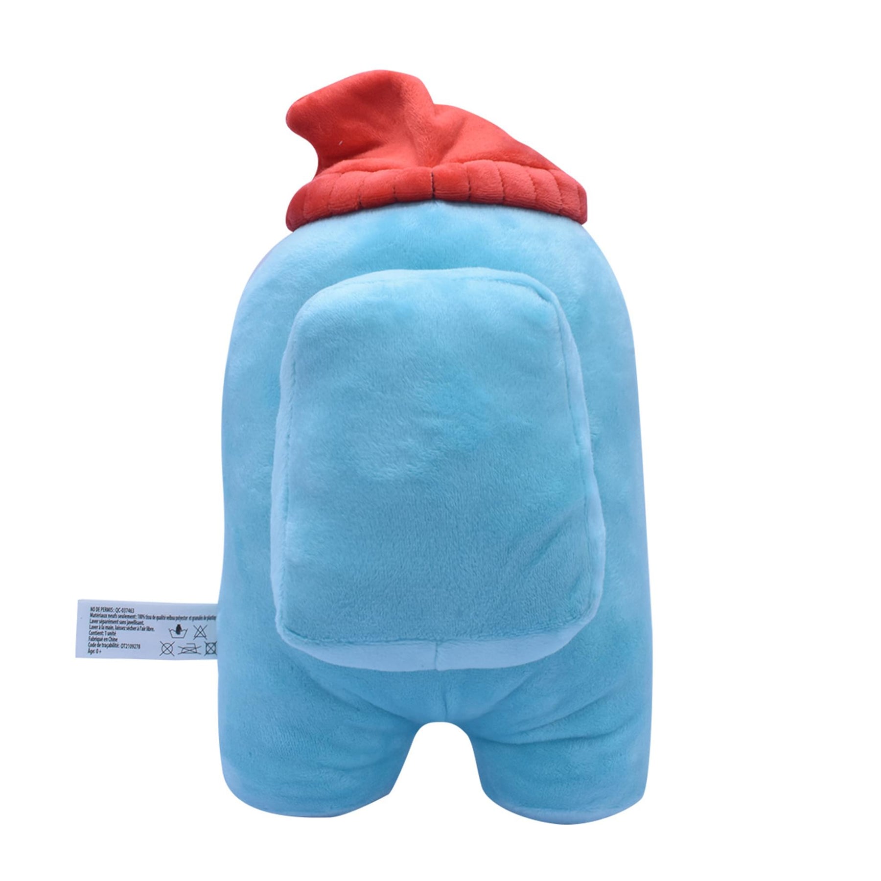 Among Us 7 Inch Plush | Aquamarine Crewmate w/ Beanie