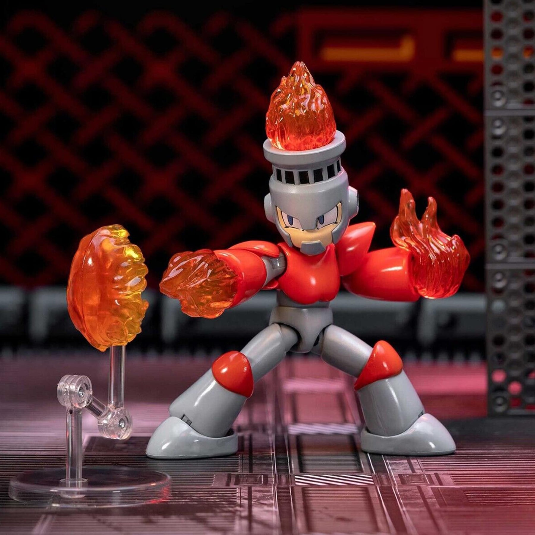 Mega Man 6 Inch Action Figure | Fire Man