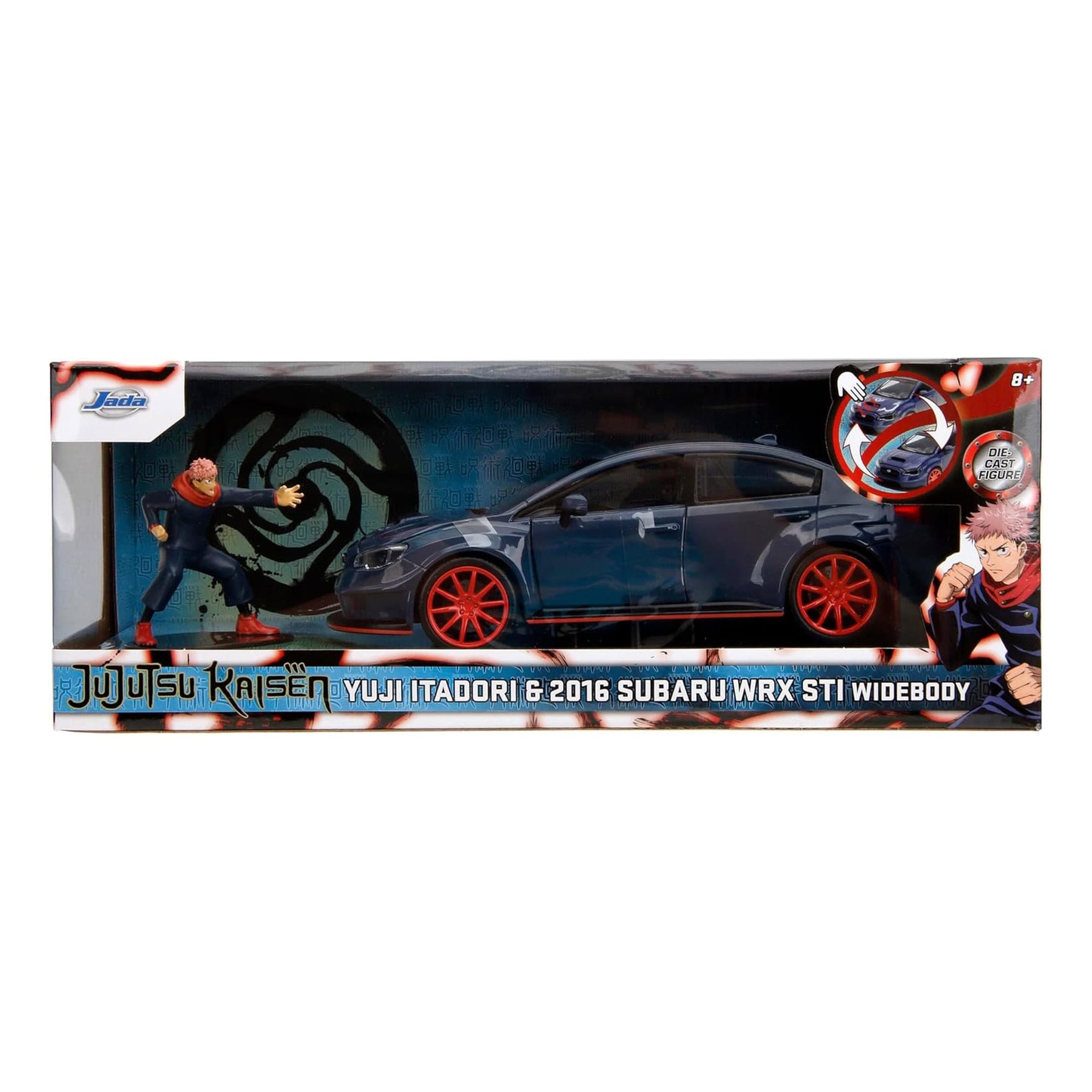 Jujutsu Kaisen 1:24 2016 Subaru WRX STI Diecast Vehicle with Figure
