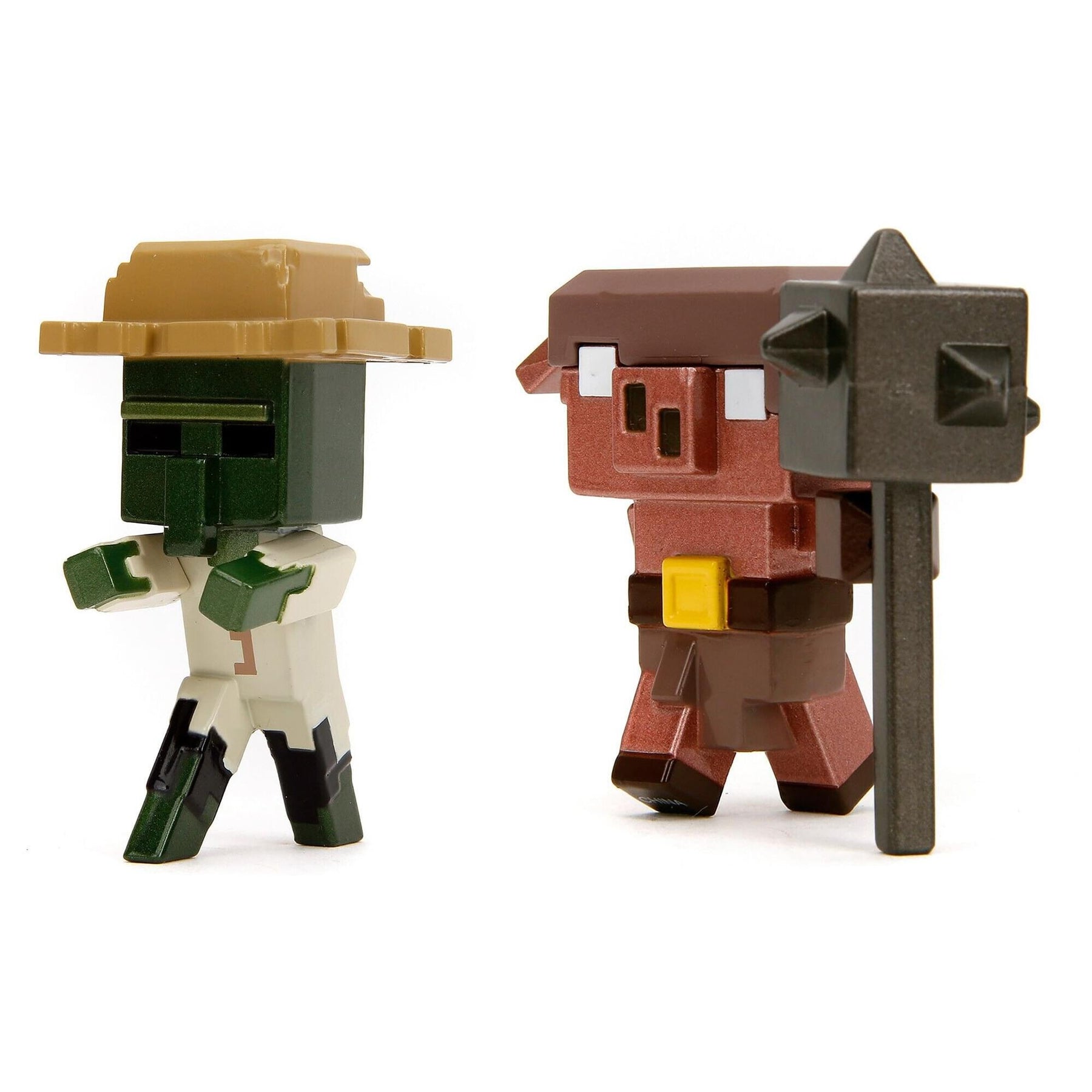 Minecraft Legends 2.5 Inch Die-Cast Figure 4-Pack | Ranger, Zombier, Piglins
