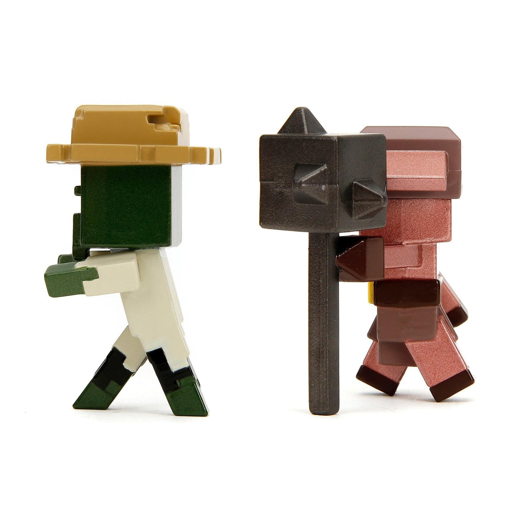 Minecraft Legends 2.5 Inch Die-Cast Figure 4-Pack | Ranger, Zombier, Piglins