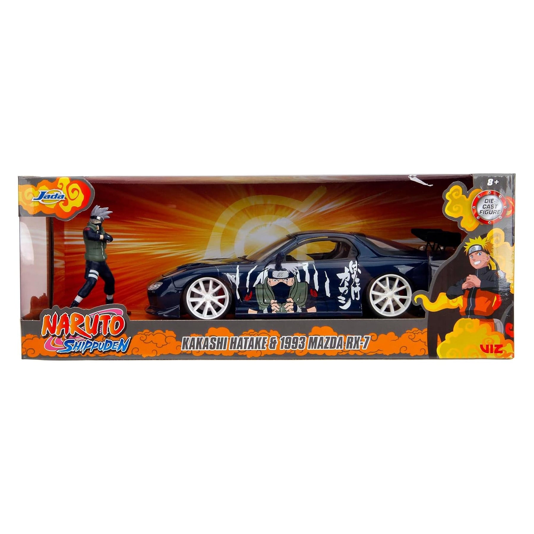 Naurto 1:24 1993 Mazda RX-7 Diecast Vehicle with Figure