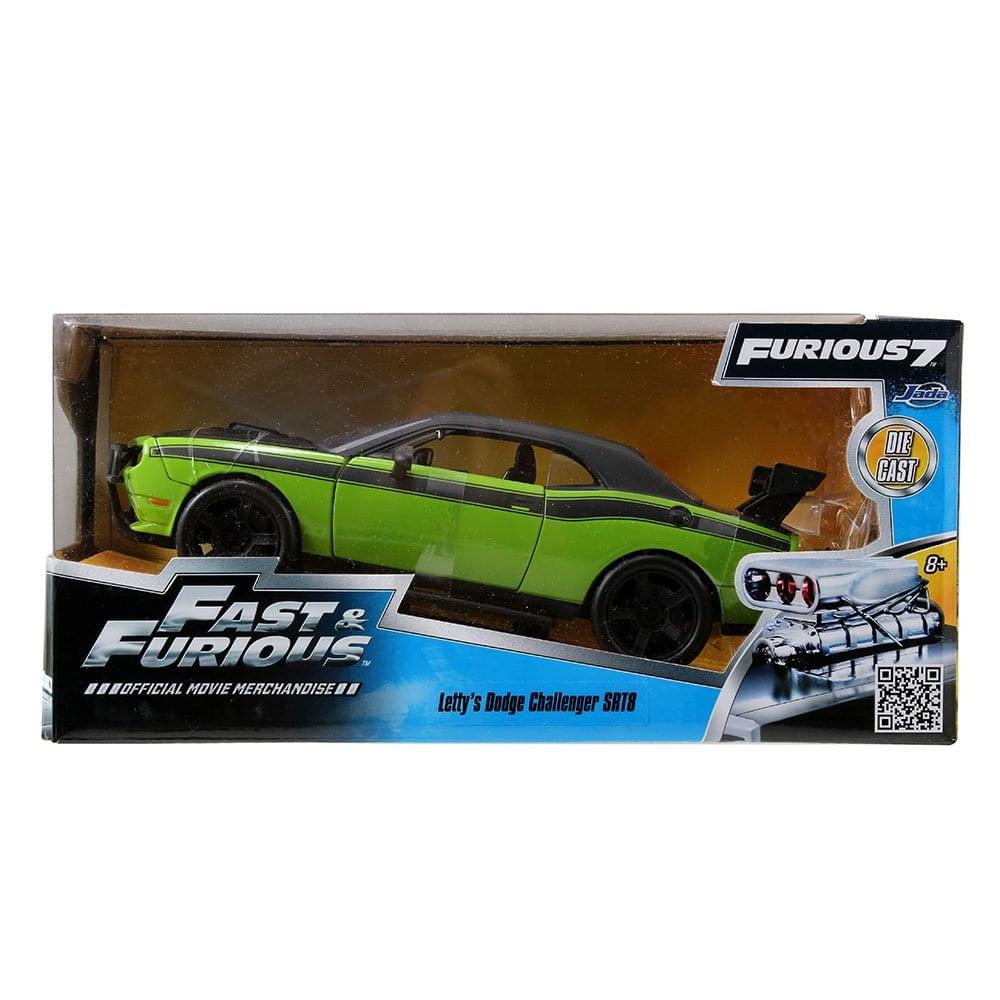 Fast & Furious 1:24 Die-Cast Vehicle: Letty's Dodge Challenger SRT8