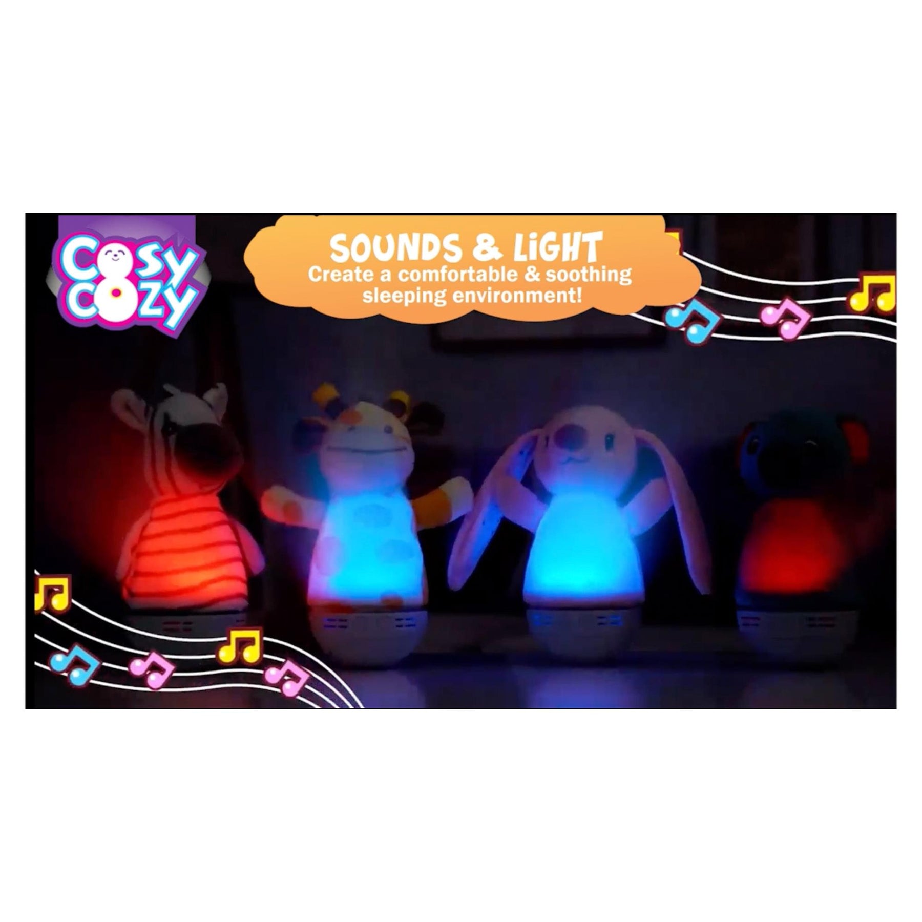CosyCozy 7 Inch Plush Tumbler Lamp | Bear