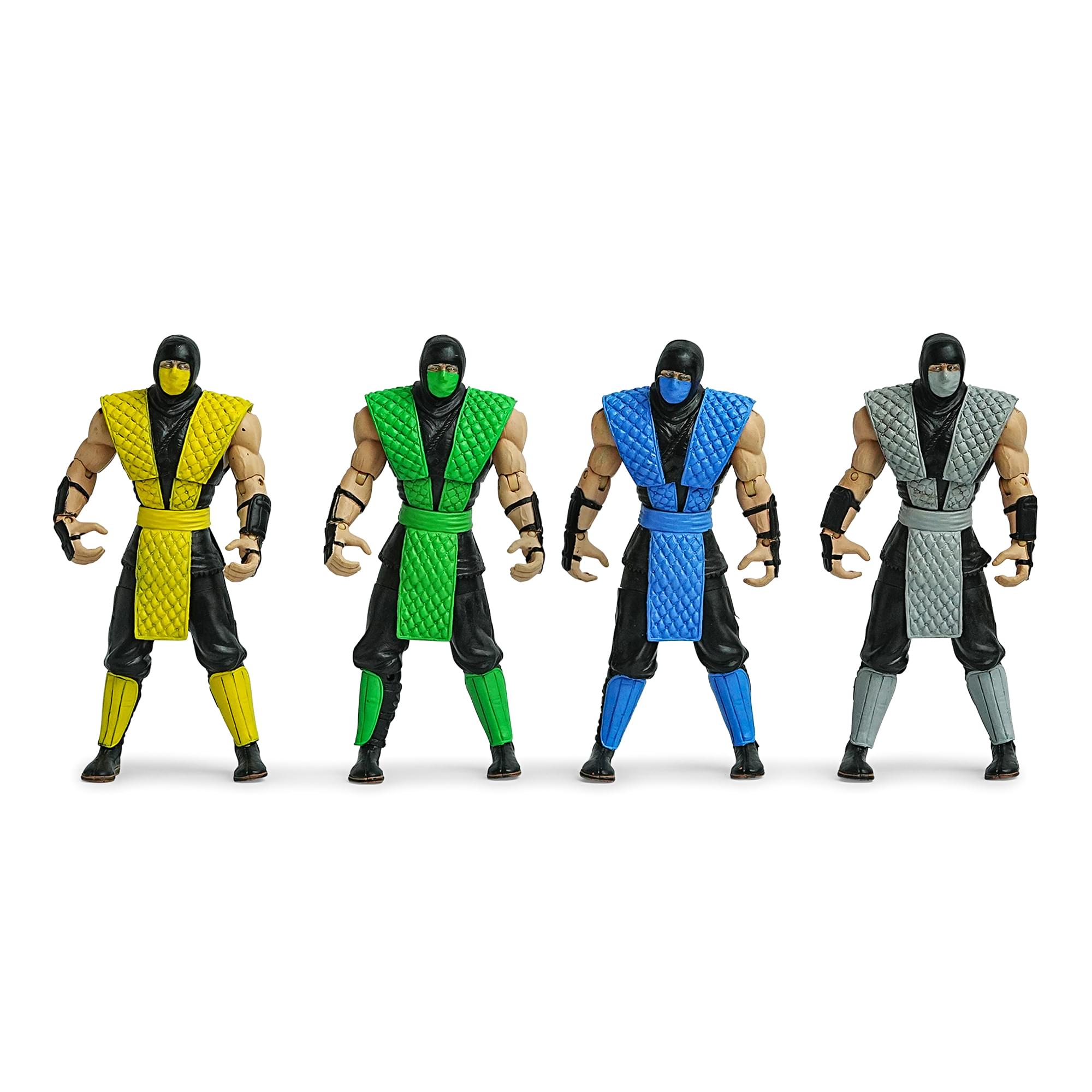 Mortal Kombat 6 Inch Action Figure 4 Pack | Free Shipping