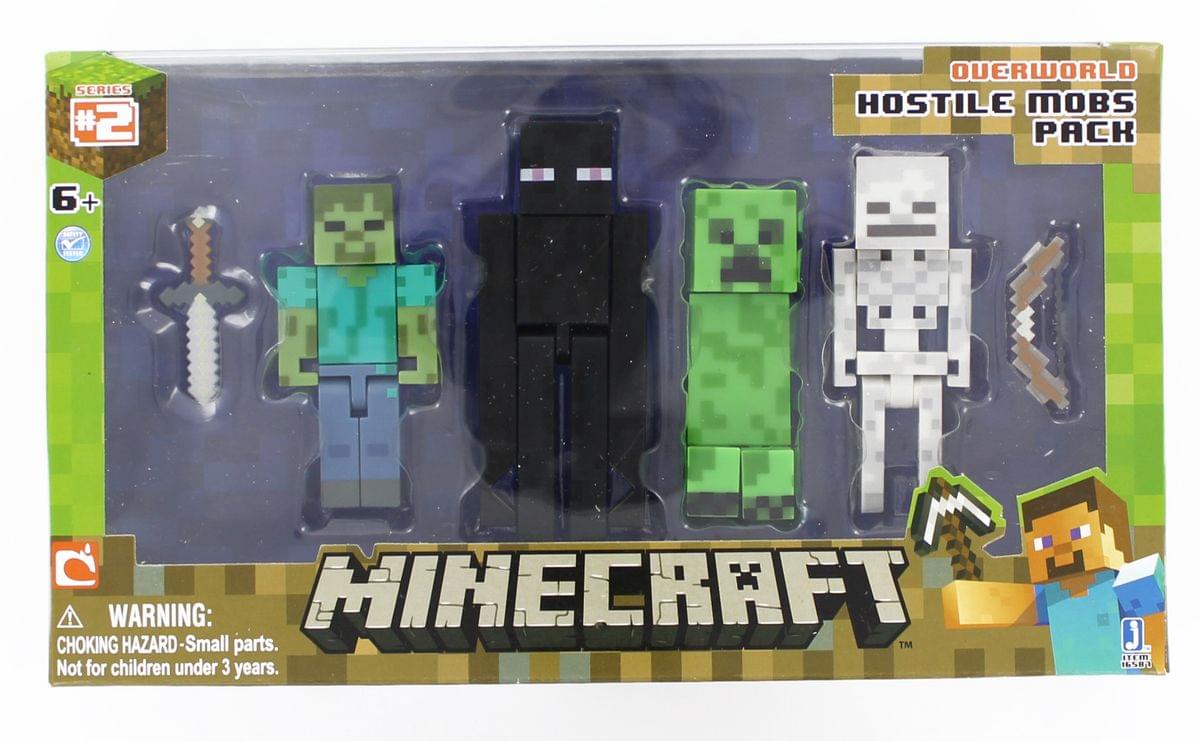 Minecraft Action Figure 4-Pack Hostile Mobs