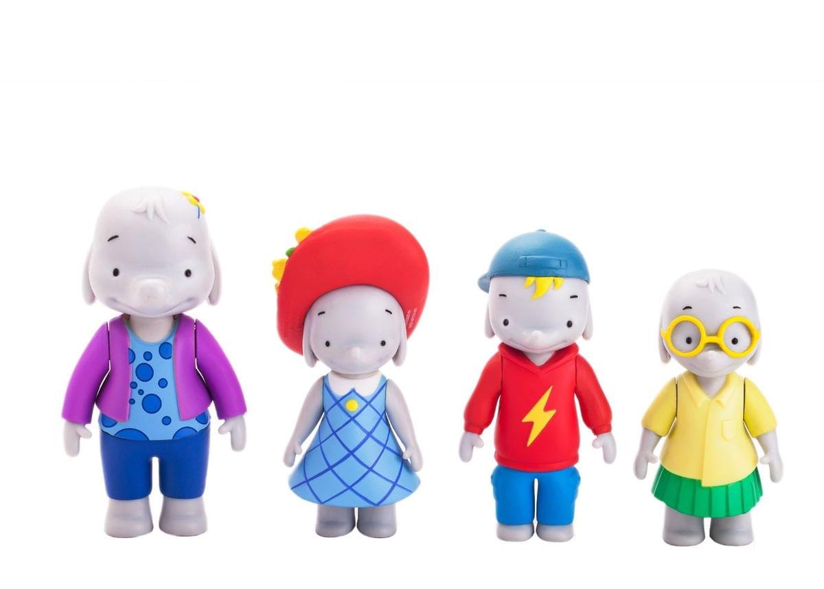Ella the Elephant Action Figure 4-Pack Ella and Friends