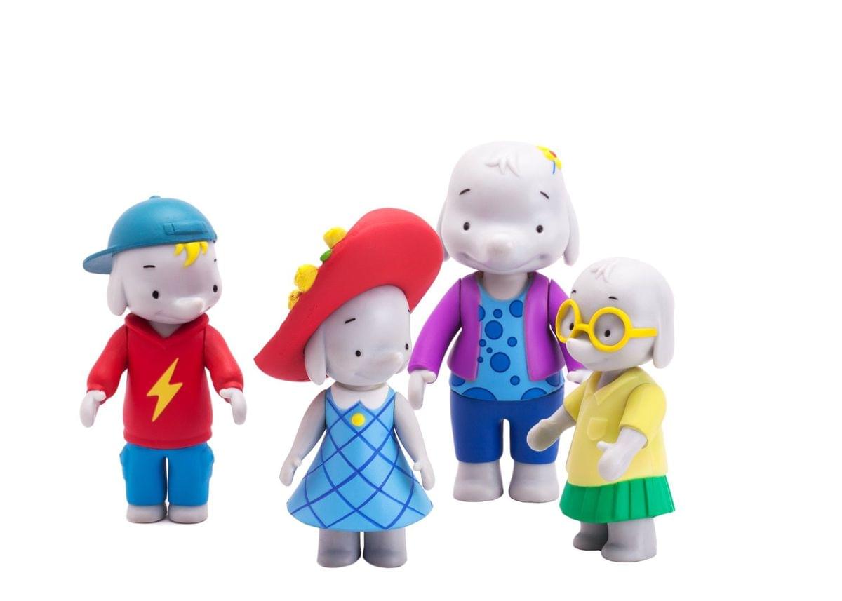 Ella the Elephant Action Figure 4-Pack Ella and Friends