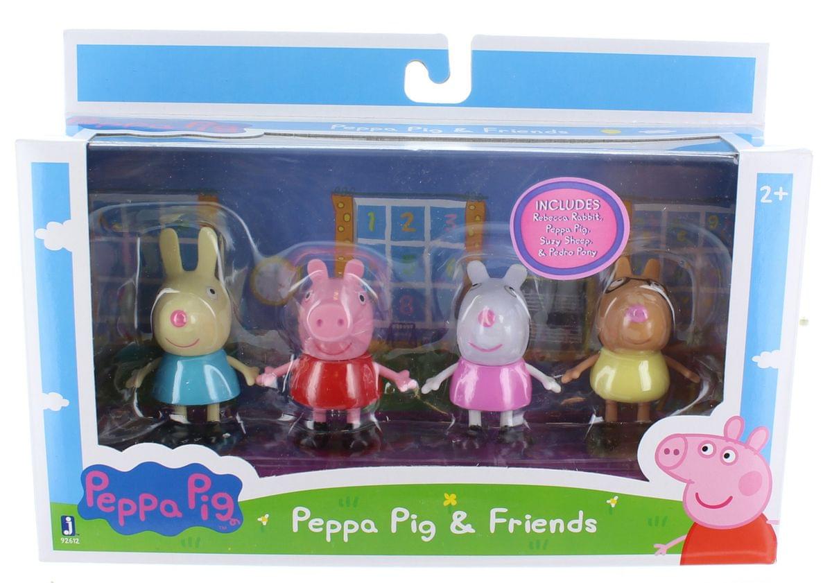 Peppa Pig and Friends 3" Figure 4-Pack