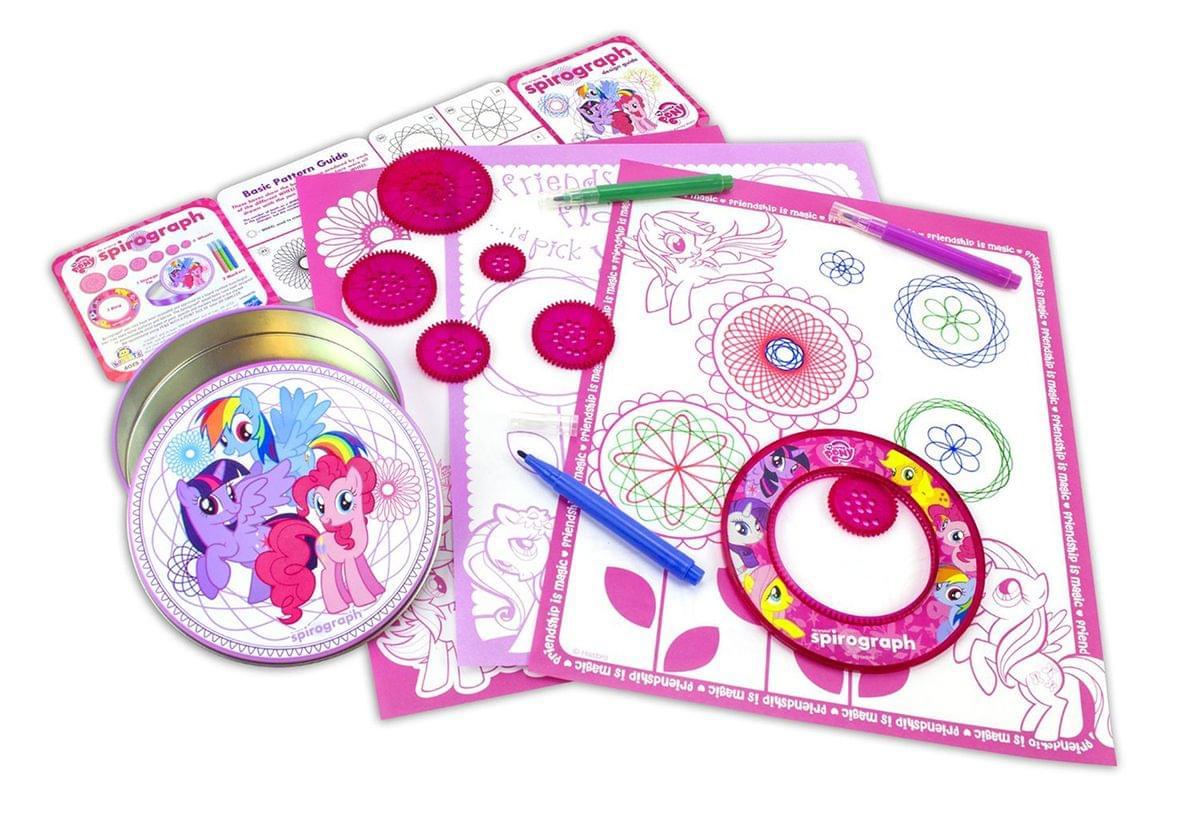 My Little Pony Spirograph Tin and Pad Drawing Set