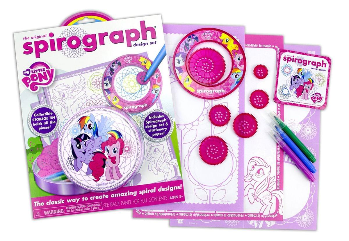 My Little Pony Spirograph Tin and Pad Drawing Set