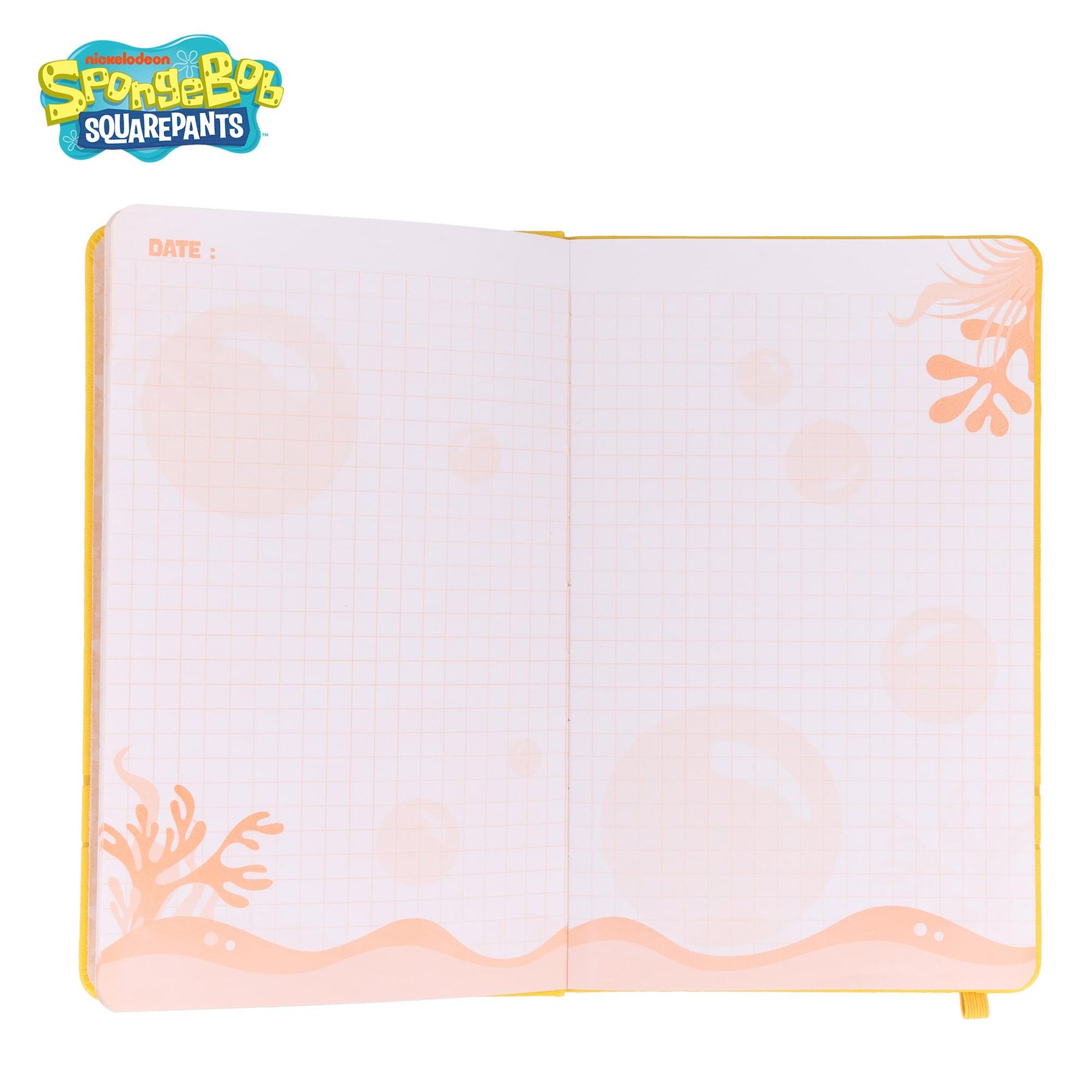 Nickelodeon SpongeBob SquarePants 80-Page Vegan Leather Notebook | 5 x 8 Inches