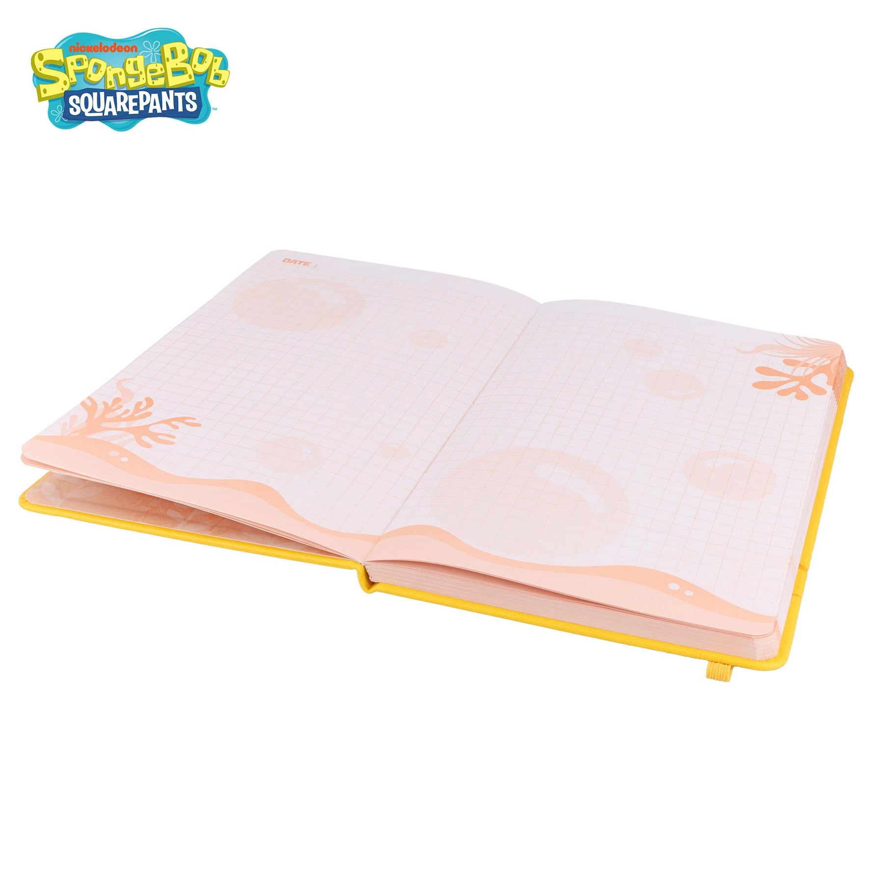 Nickelodeon SpongeBob SquarePants 80-Page Vegan Leather Notebook | 5 x 8 Inches