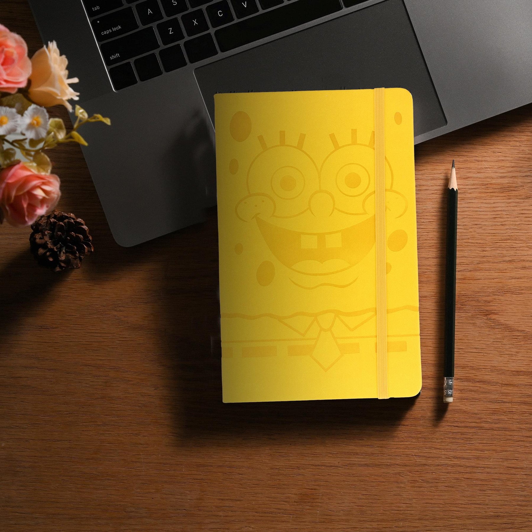 Nickelodeon SpongeBob SquarePants 80-Page Vegan Leather Notebook | 5 x 8 Inches