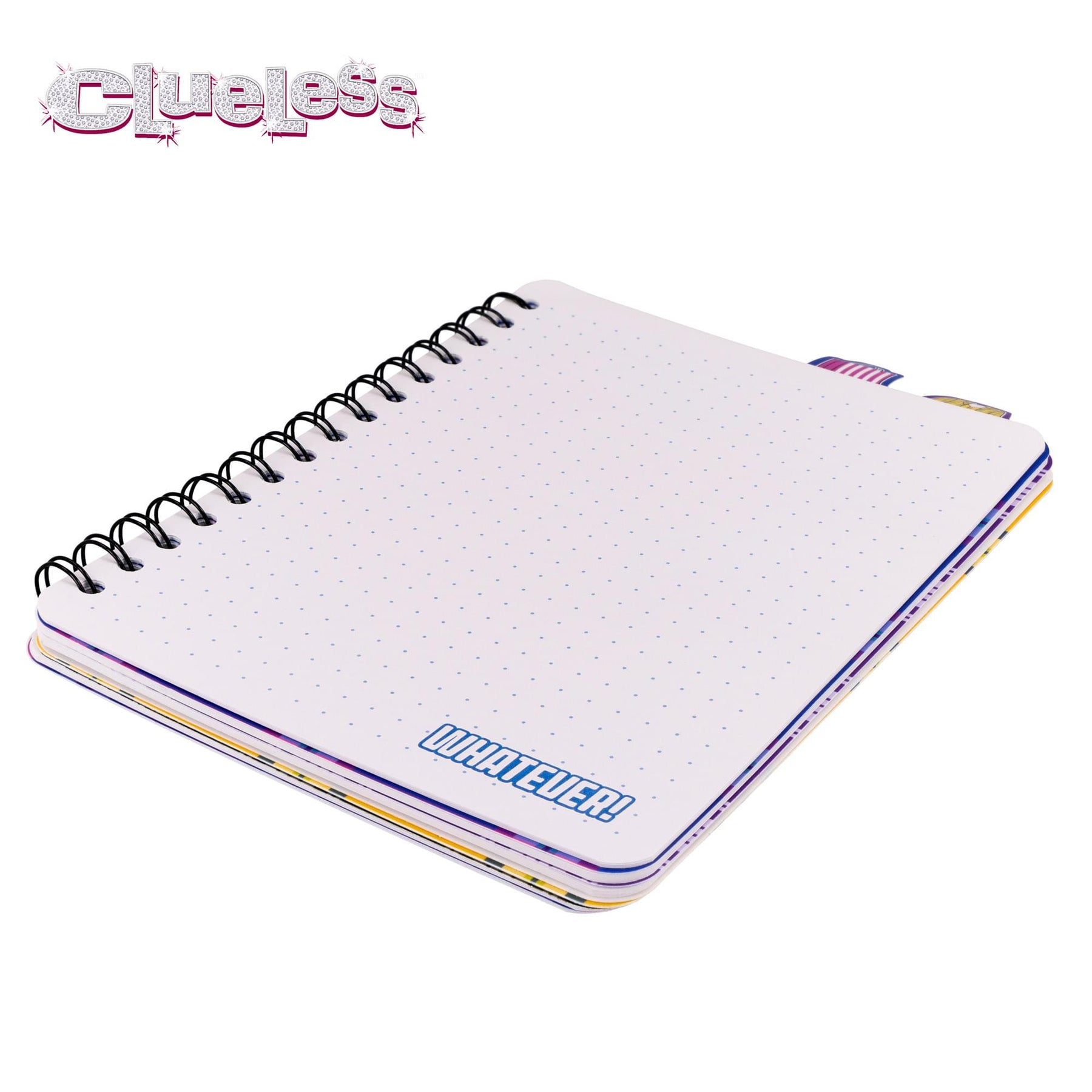 Clueless 4-Tab Spiral Notebook With 160 Dotted Sheets | 6 x 9 Inches