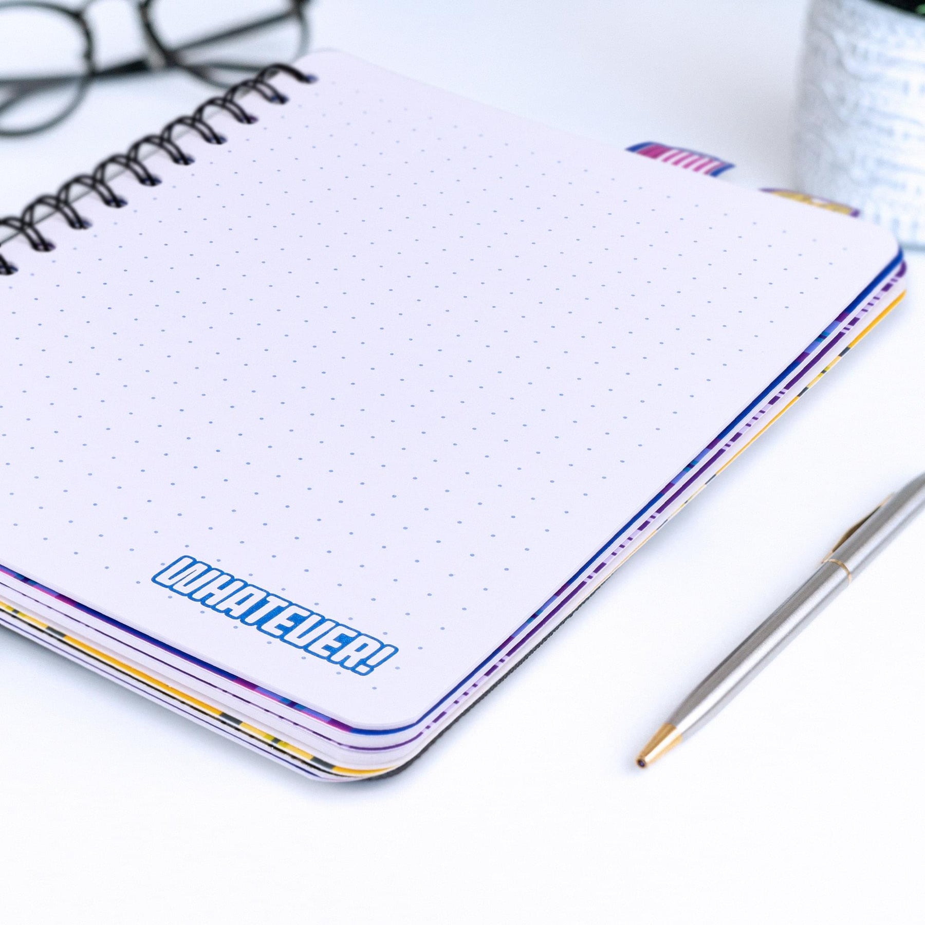 Clueless 4-Tab Spiral Notebook With 160 Dotted Sheets | 6 x 9 Inches