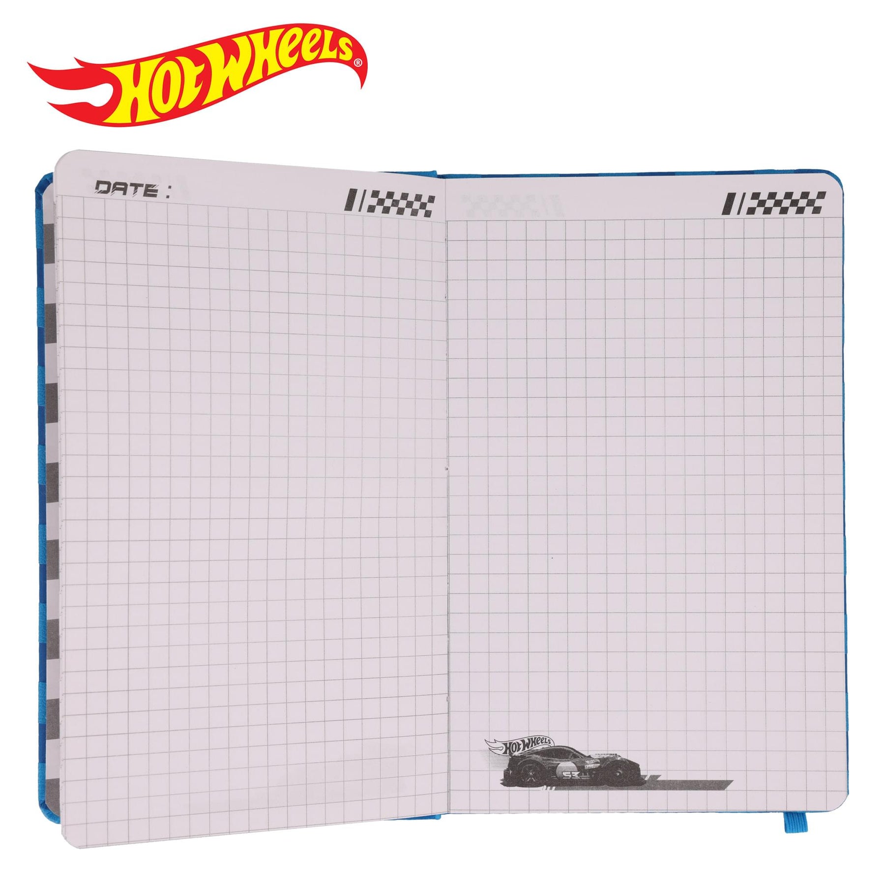 Hot Wheels 80-Page Vegan Leather Notebook | 5 x 8 Inches